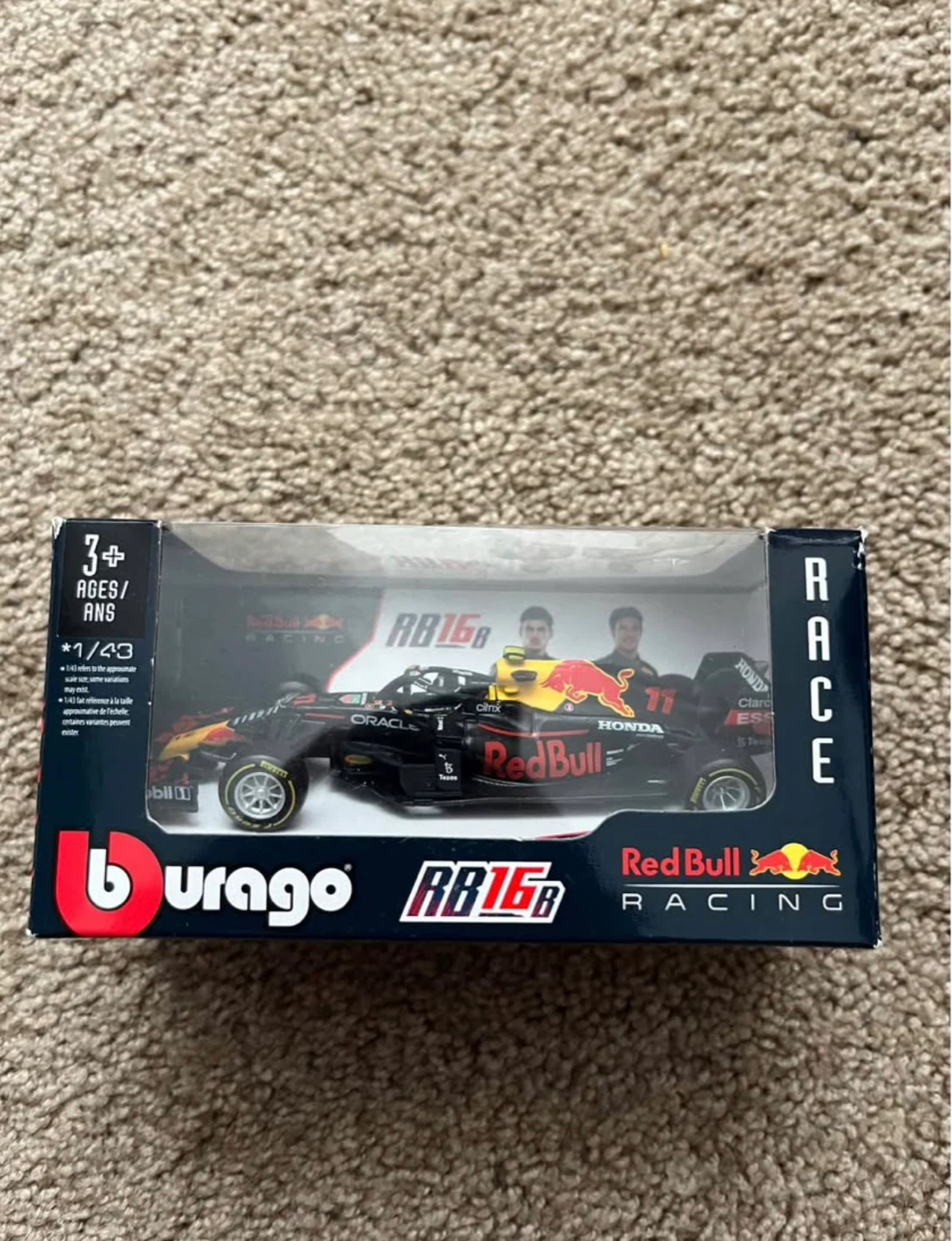Burago Red Bull Racing Sergio Perez Scale Model Car