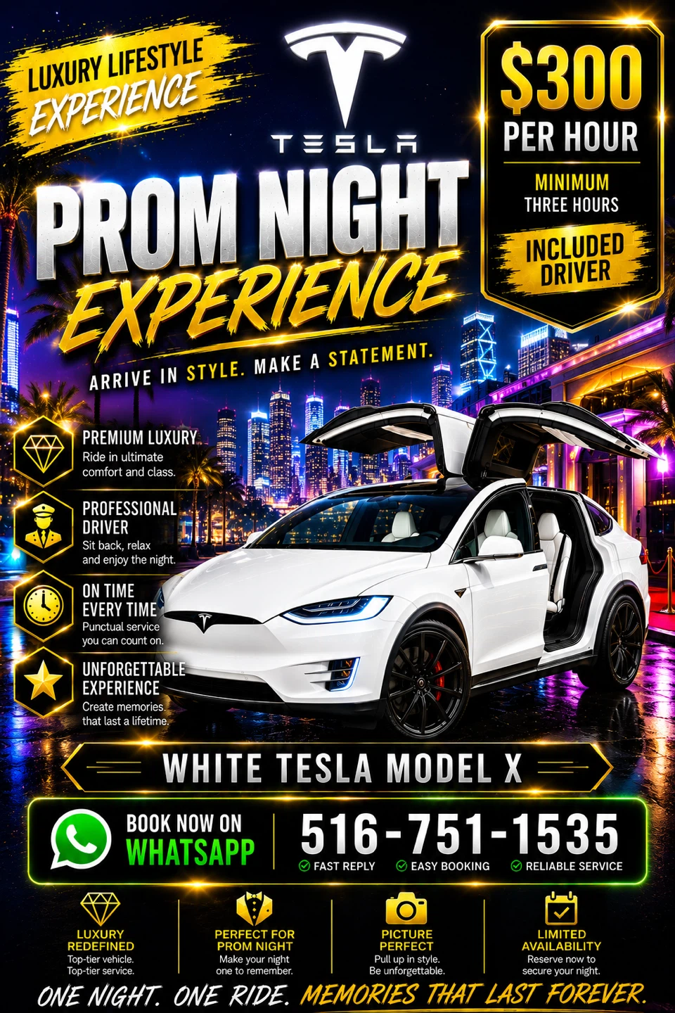 Tesla Model X for Prom Night Experience - photo 2