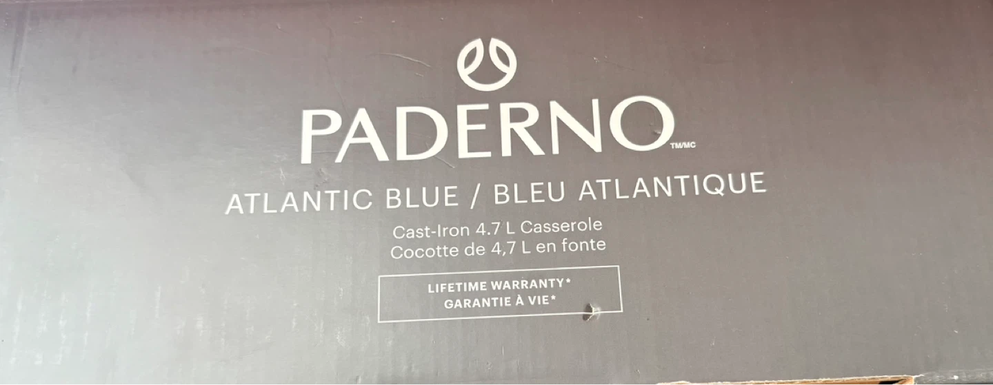 Paderno Cast-Iron Casserole Dish - Atlantic Blue, 4.7L - photo 2