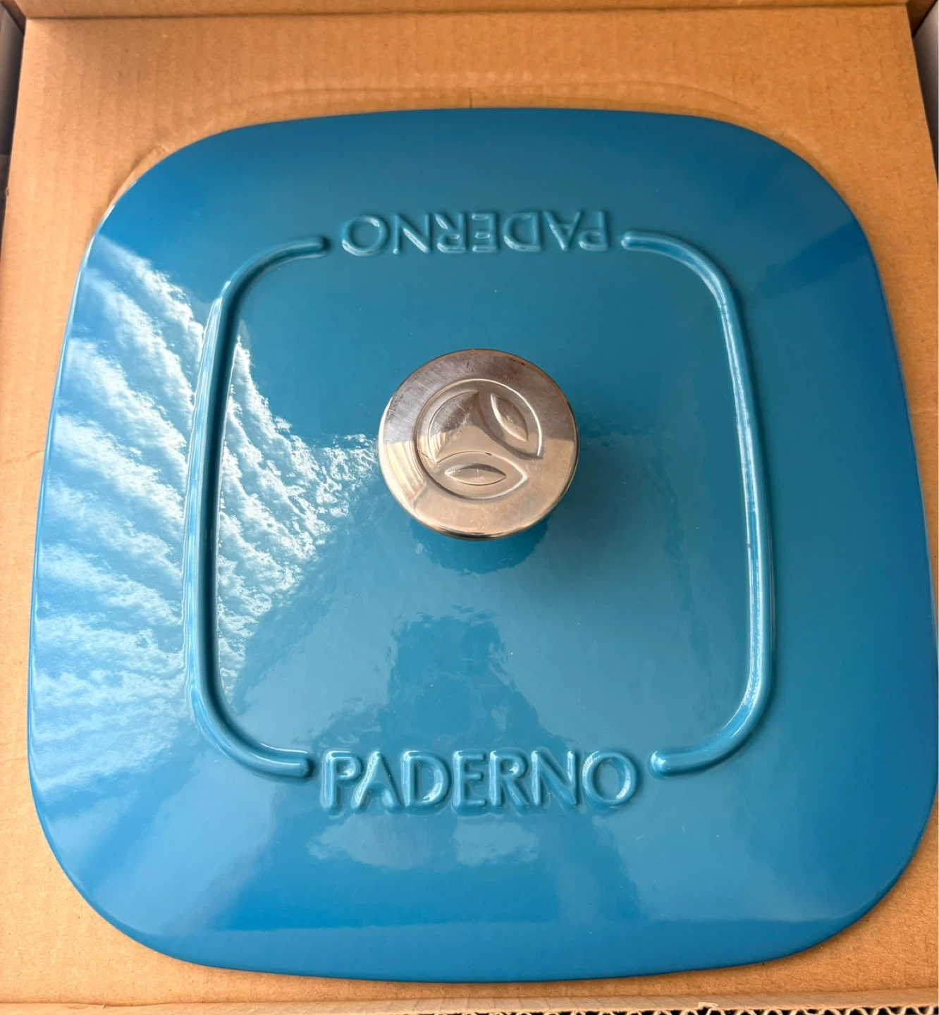 Paderno Cast-Iron Casserole Dish - Atlantic Blue, 4.7L - photo 3