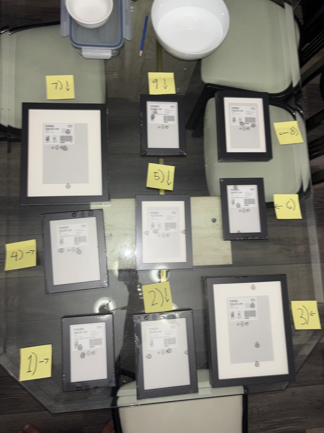 IKEA black picture frames (brand new)