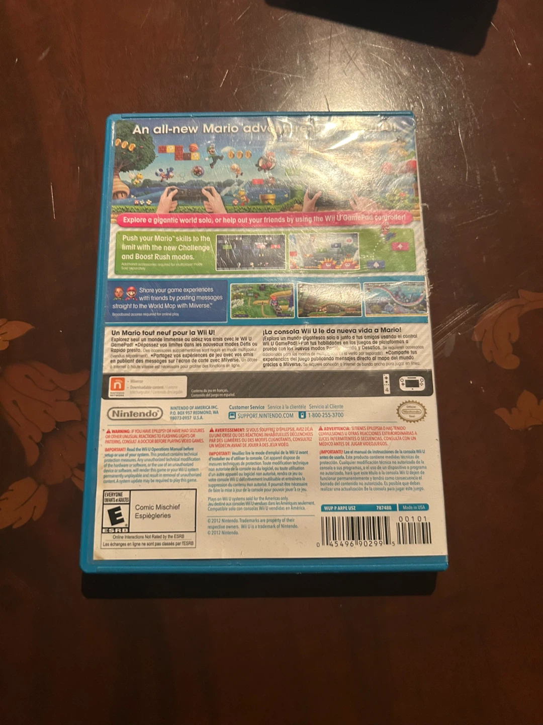 New Super Mario Bros. U Nintendo Wii U Game - photo 2