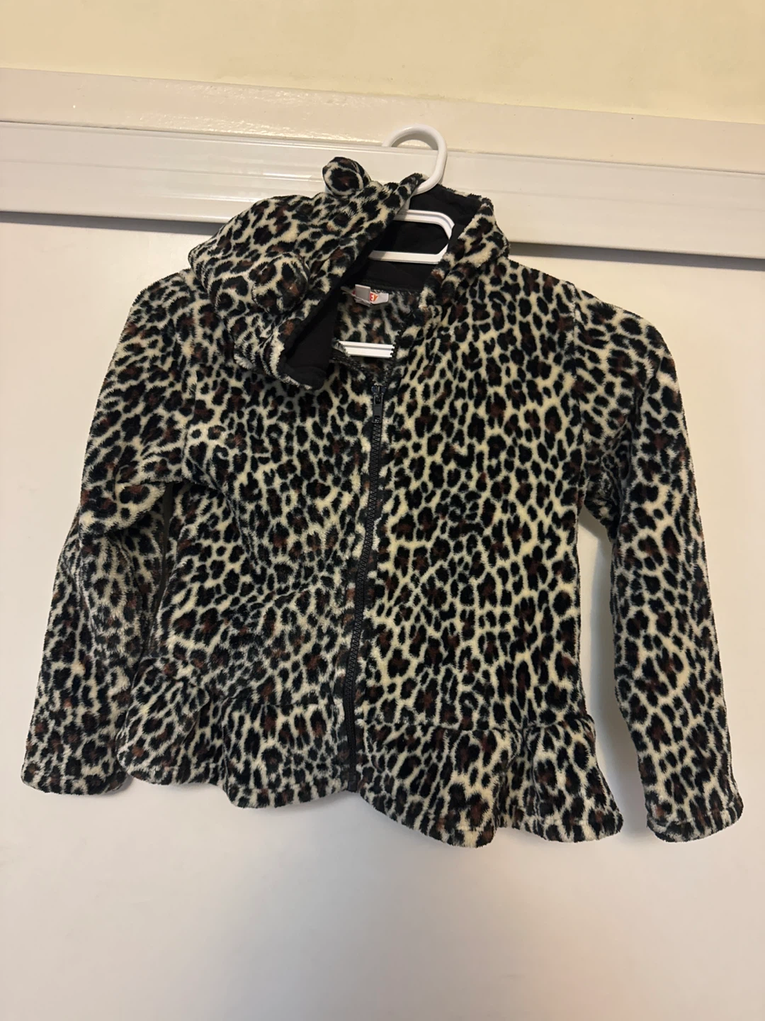 Monkey Bars Leopard Print Fleece Hoodie - Size 6X - photo 2