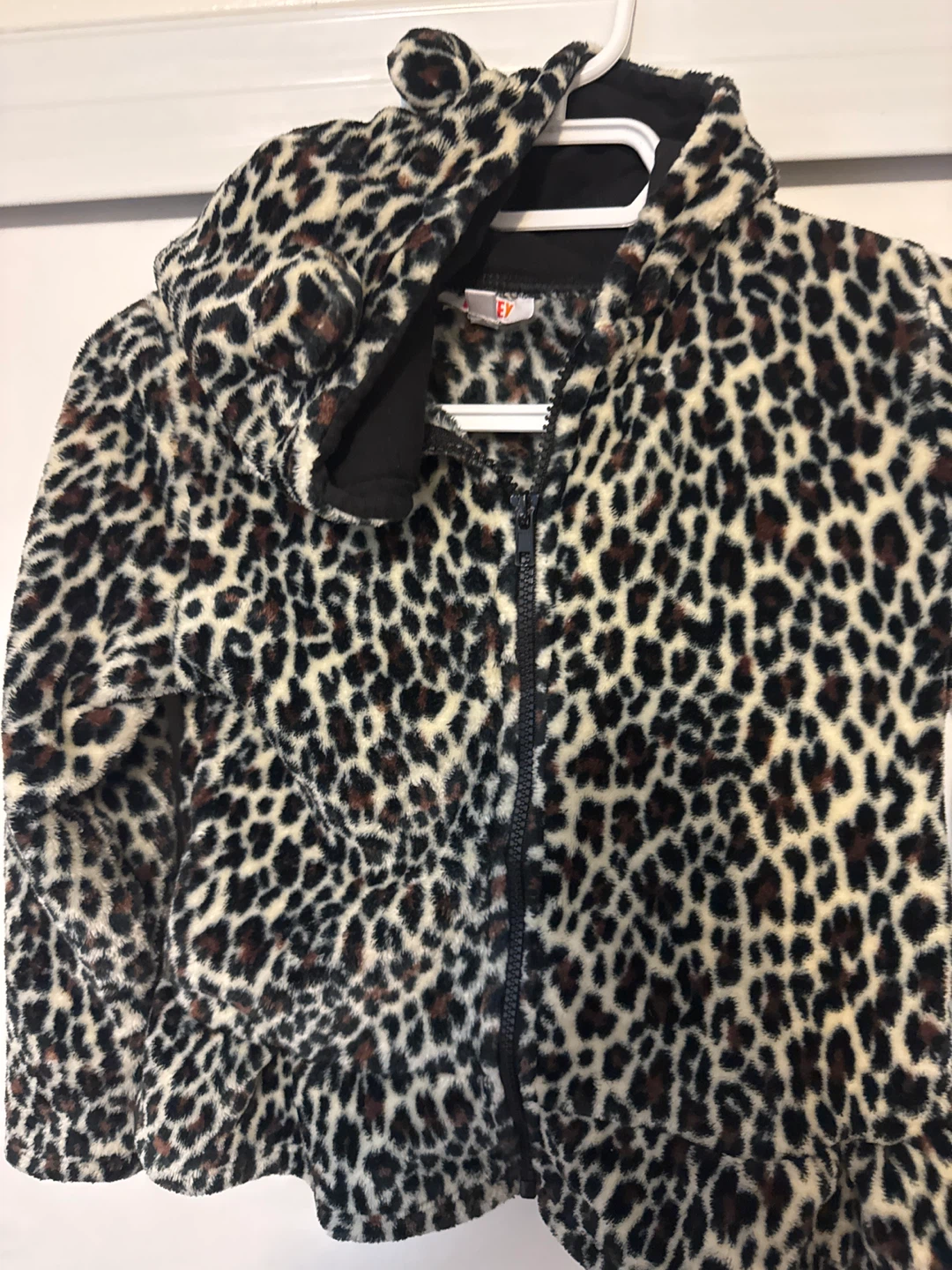 Monkey Bars Leopard Print Fleece Hoodie - Size 6X - photo 3