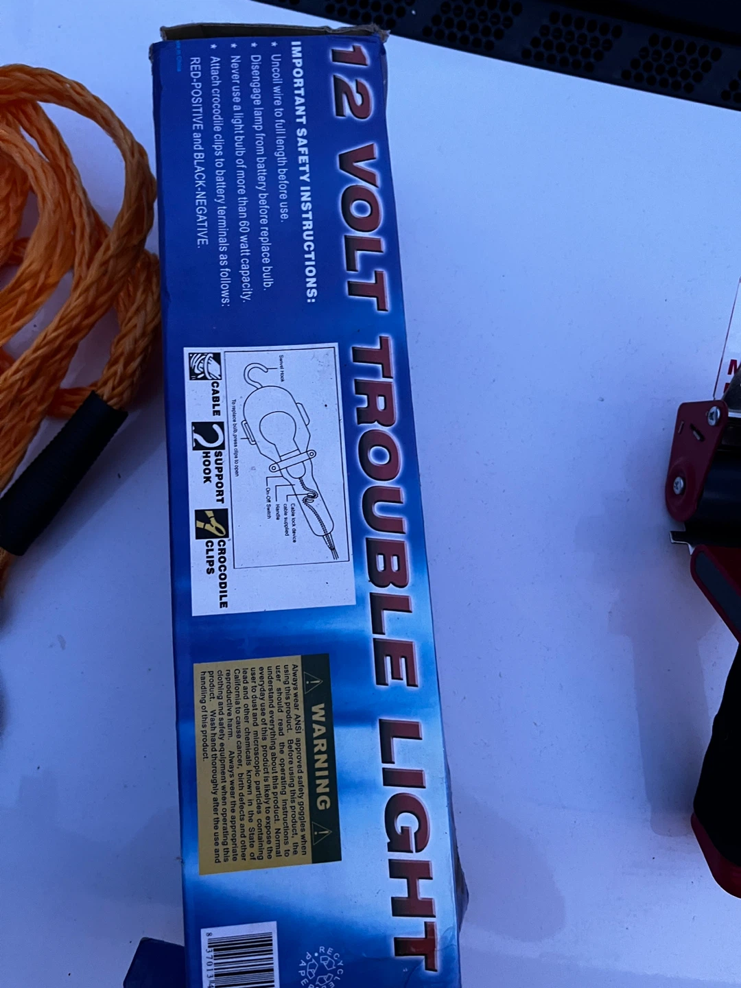 12 Volt Trouble Light & Tape Dispenser Bundle - photo 4