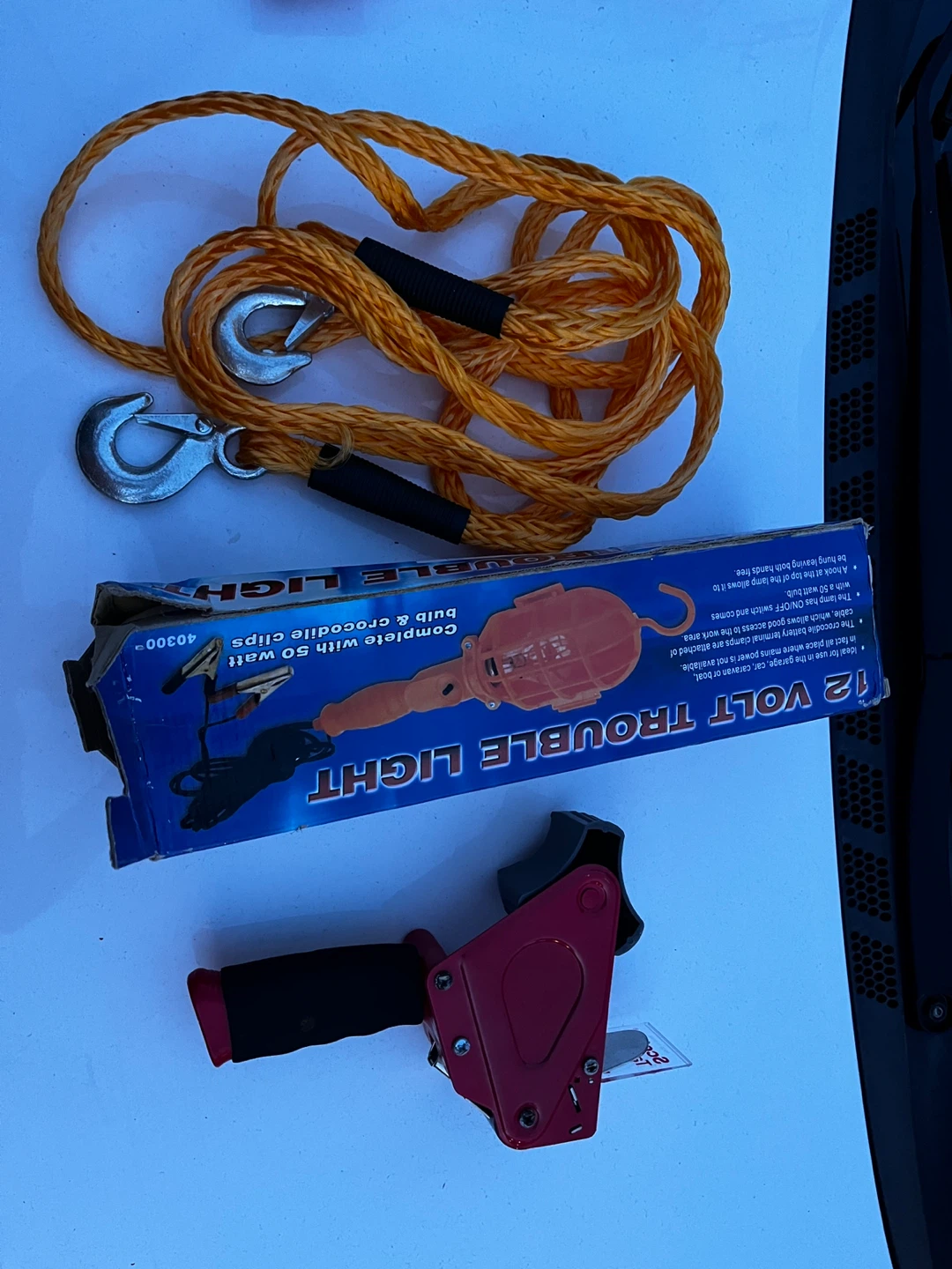 12 Volt Trouble Light & Tape Dispenser Bundle