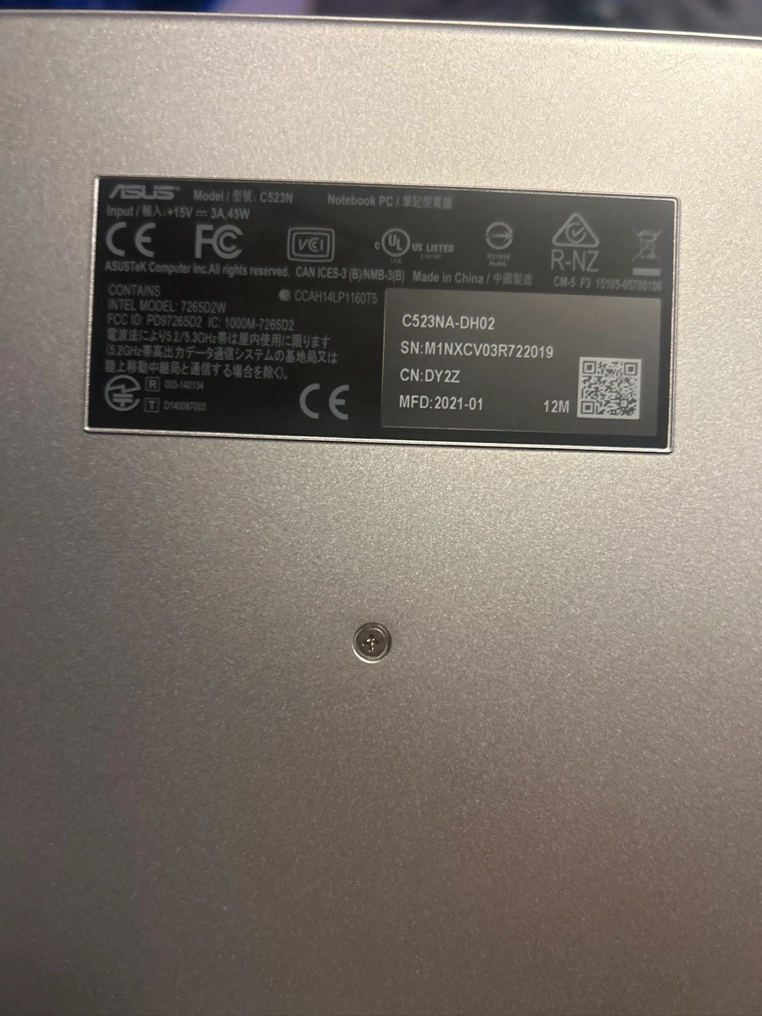 ASUS Chromebook Laptop with Charger - photo 5