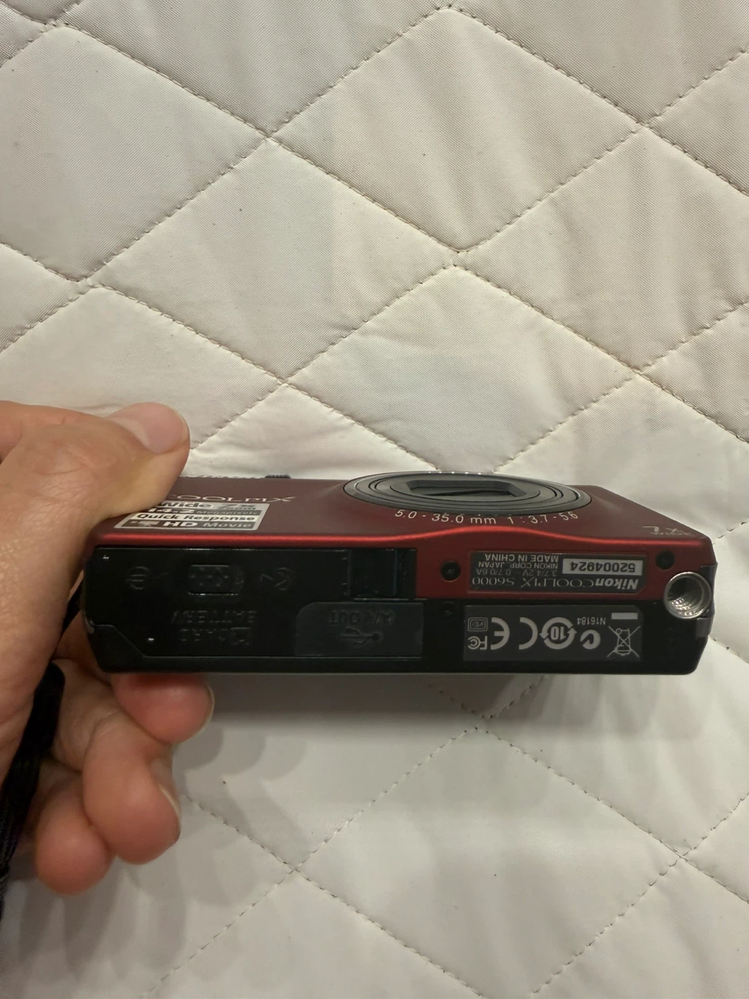 Nikon COOLPIX S6000 Red Digital Camera - photo 2