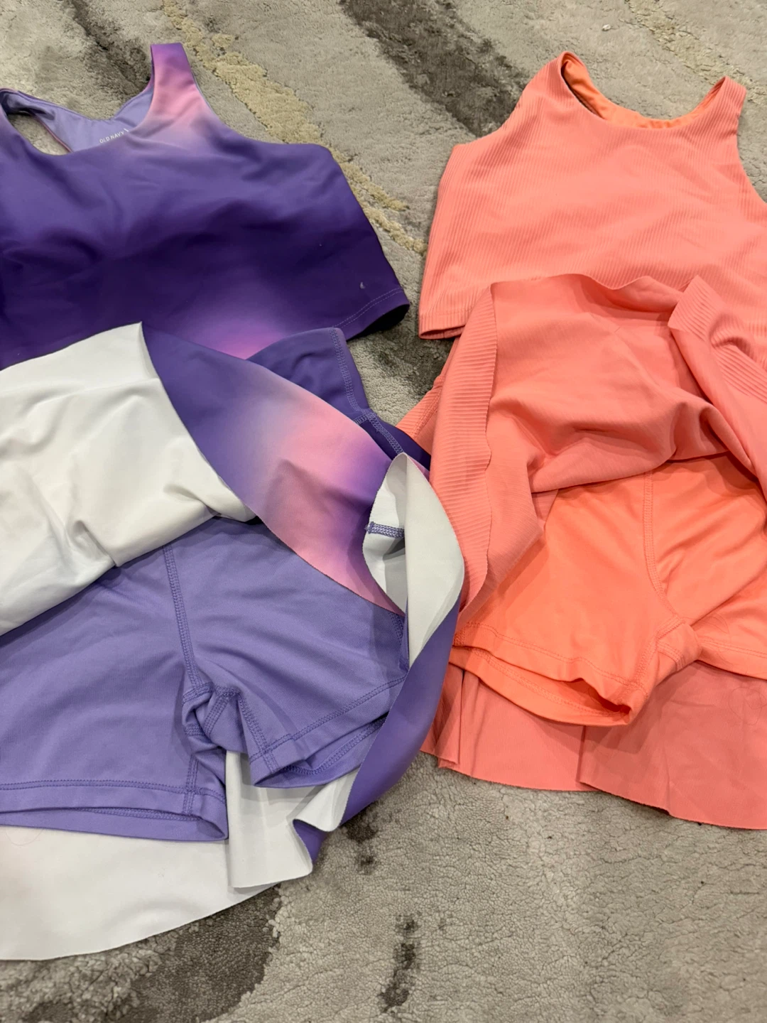 Girls size 10/12 active soft skorts and tank sets - photo 5