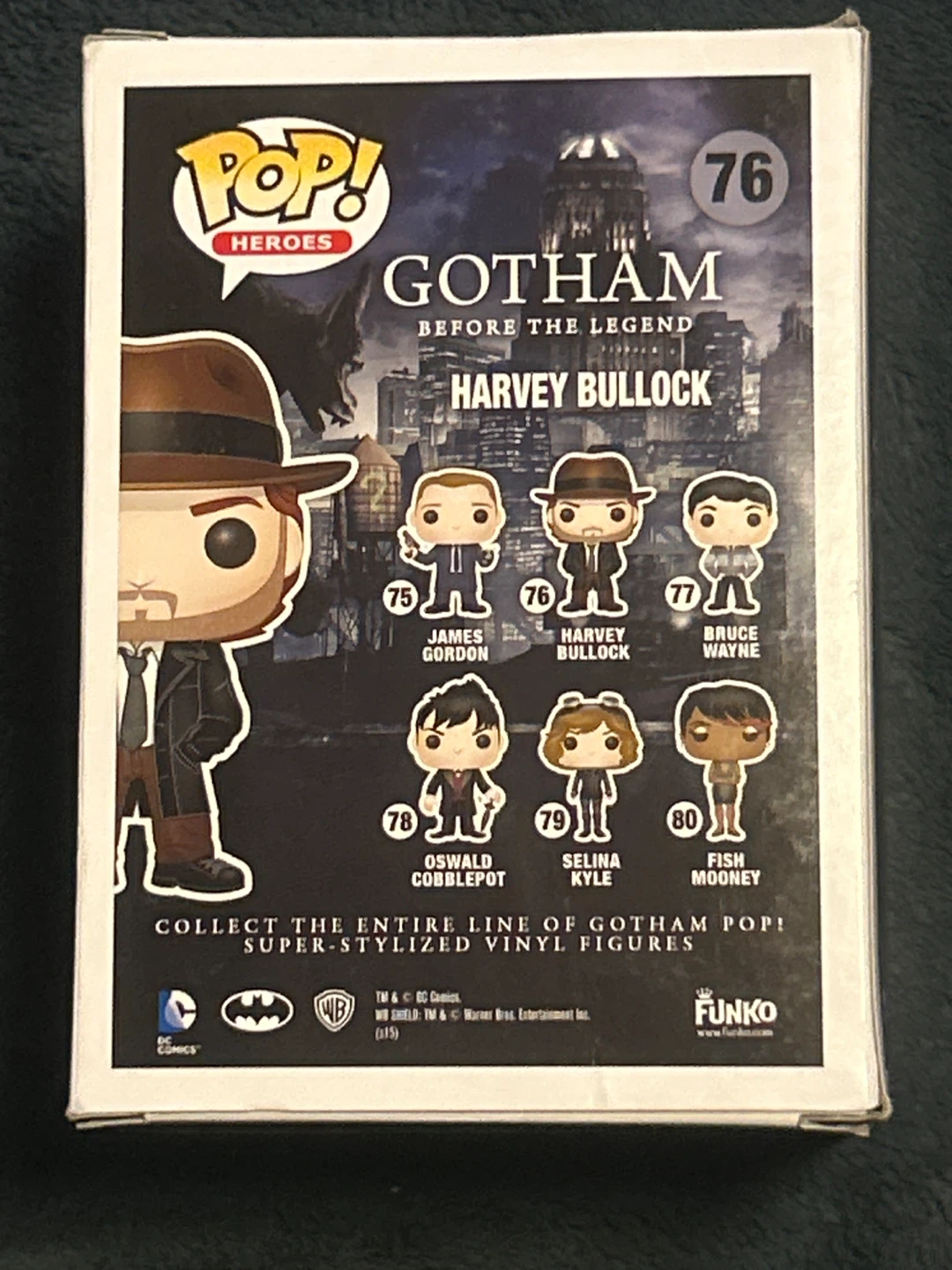 Funko Pop! Heroes Gotham Harvey Bullock Vinyl Figure #76 - photo 2