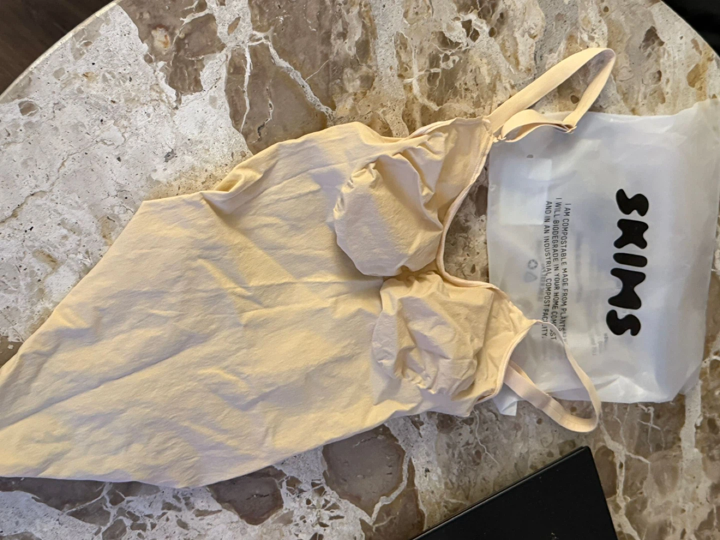 SKIMS Fits Everybody Cami Bodysuit Beige Xl - photo 3