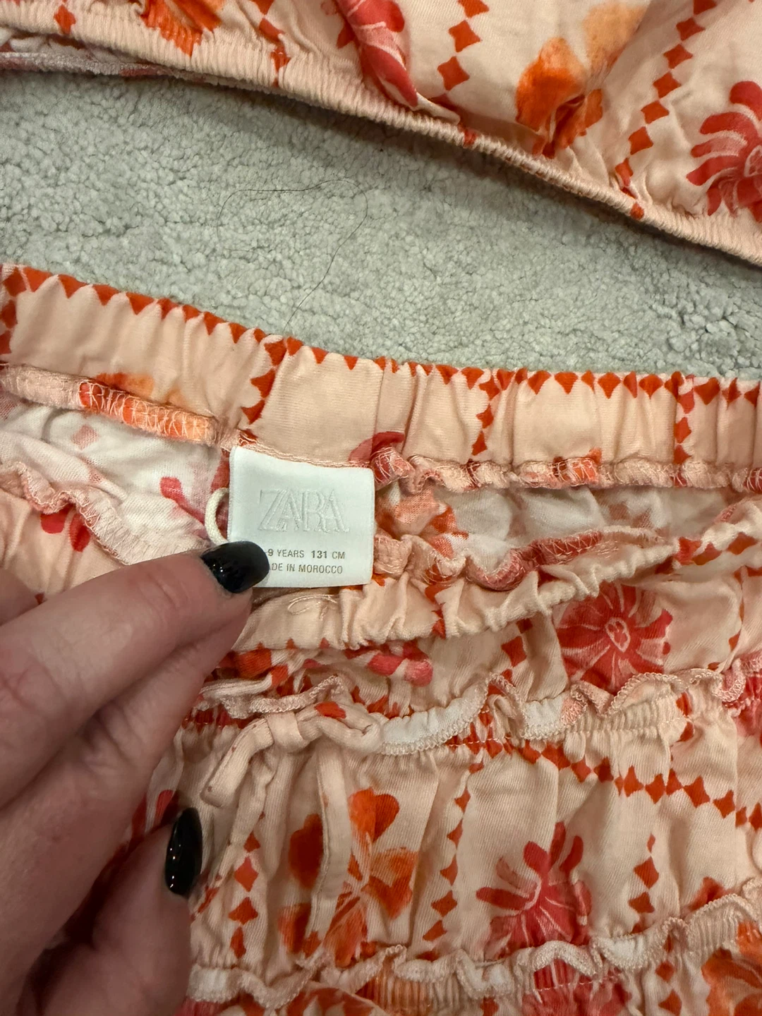 Size 9 years Zara 2pc crop top and skirt set - photo 2