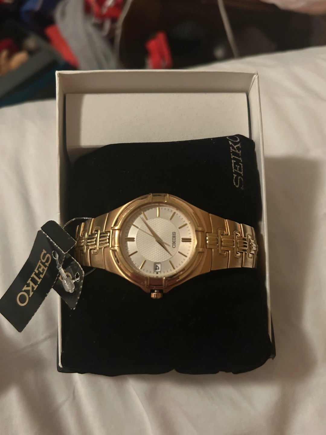 Seiko Gold Tone Watch - photo 3