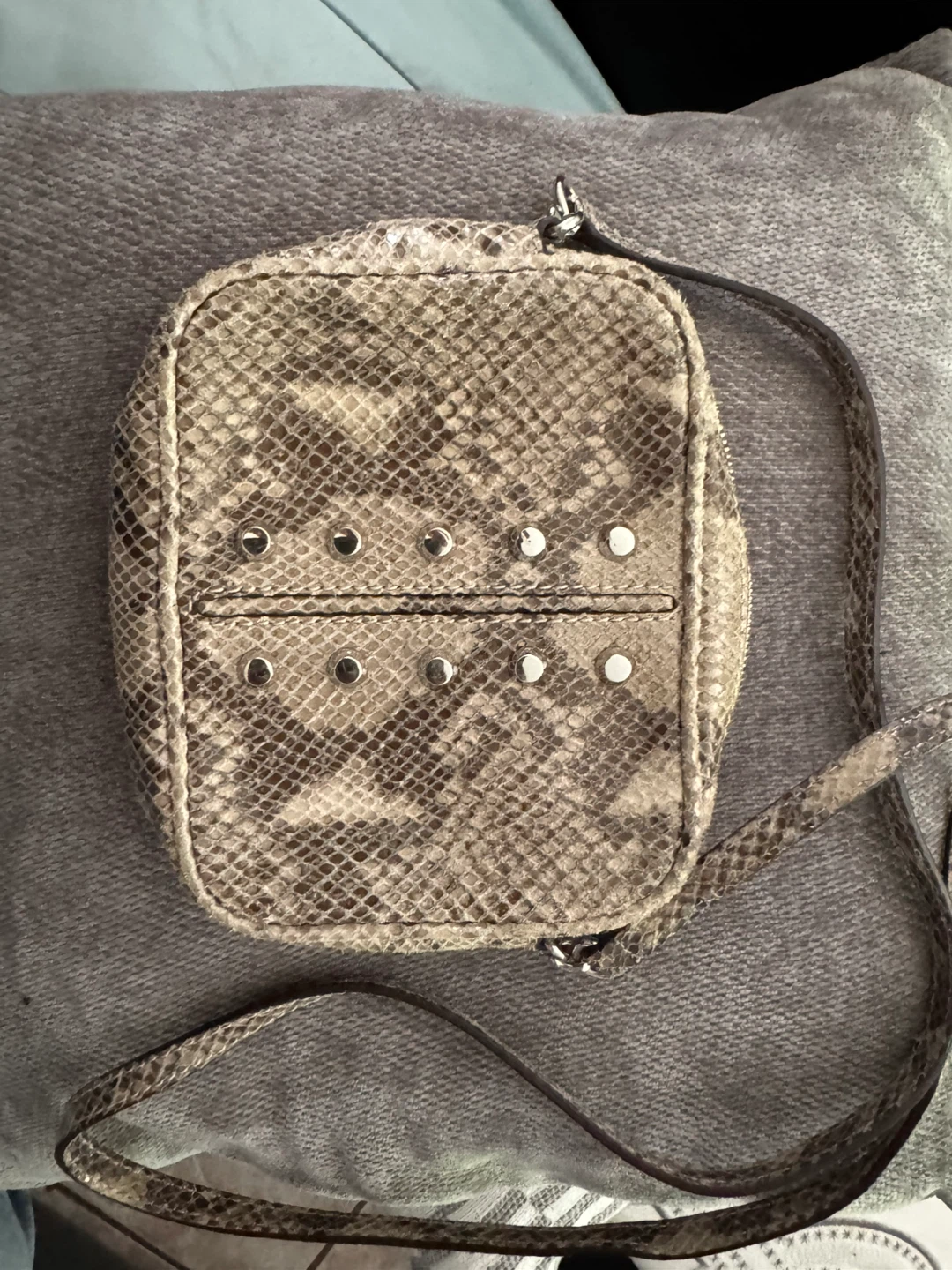 Michael Kors authentic Snake Print Small Crossbody Bag