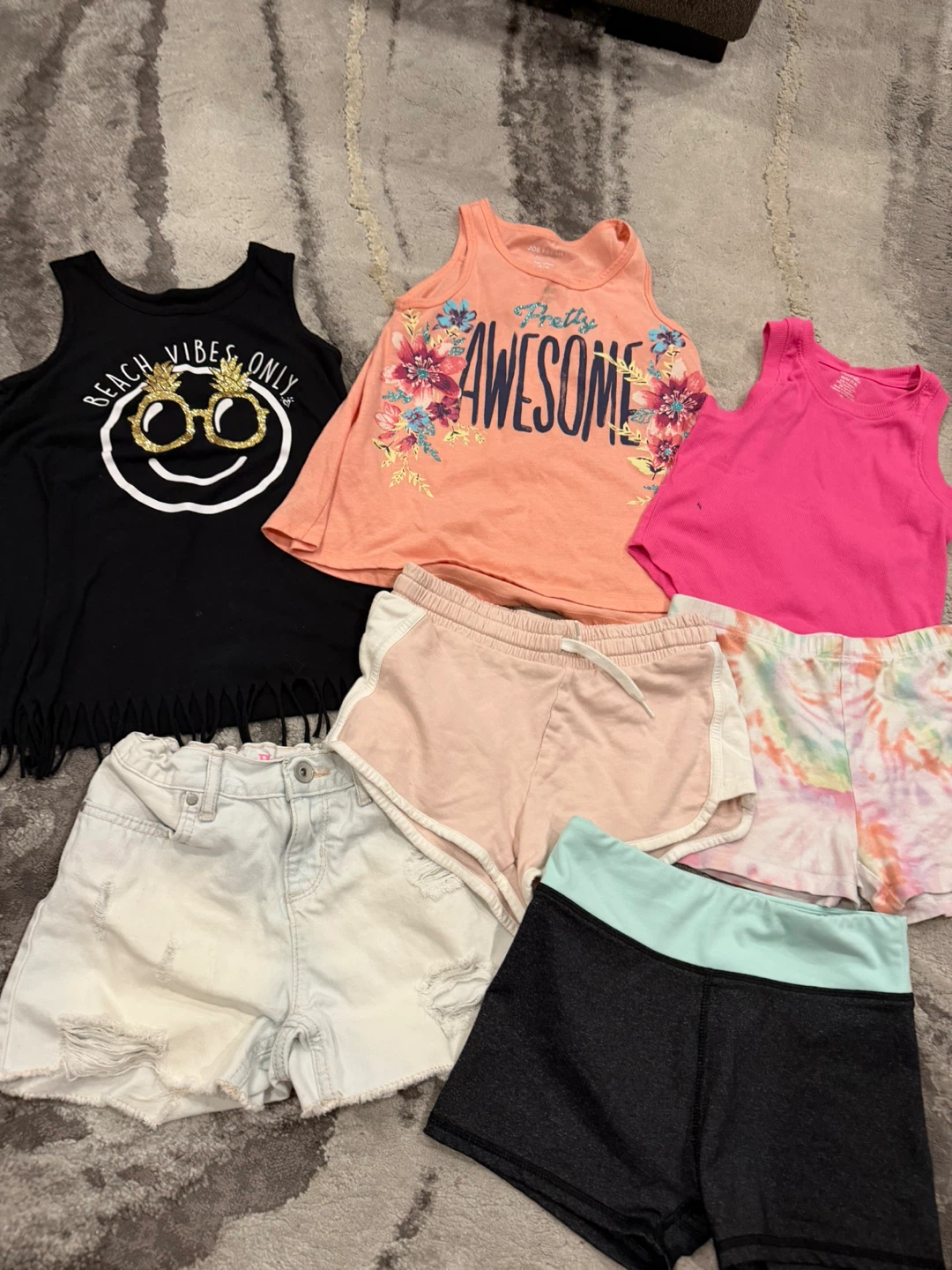7/8 mixed girls summer bundle