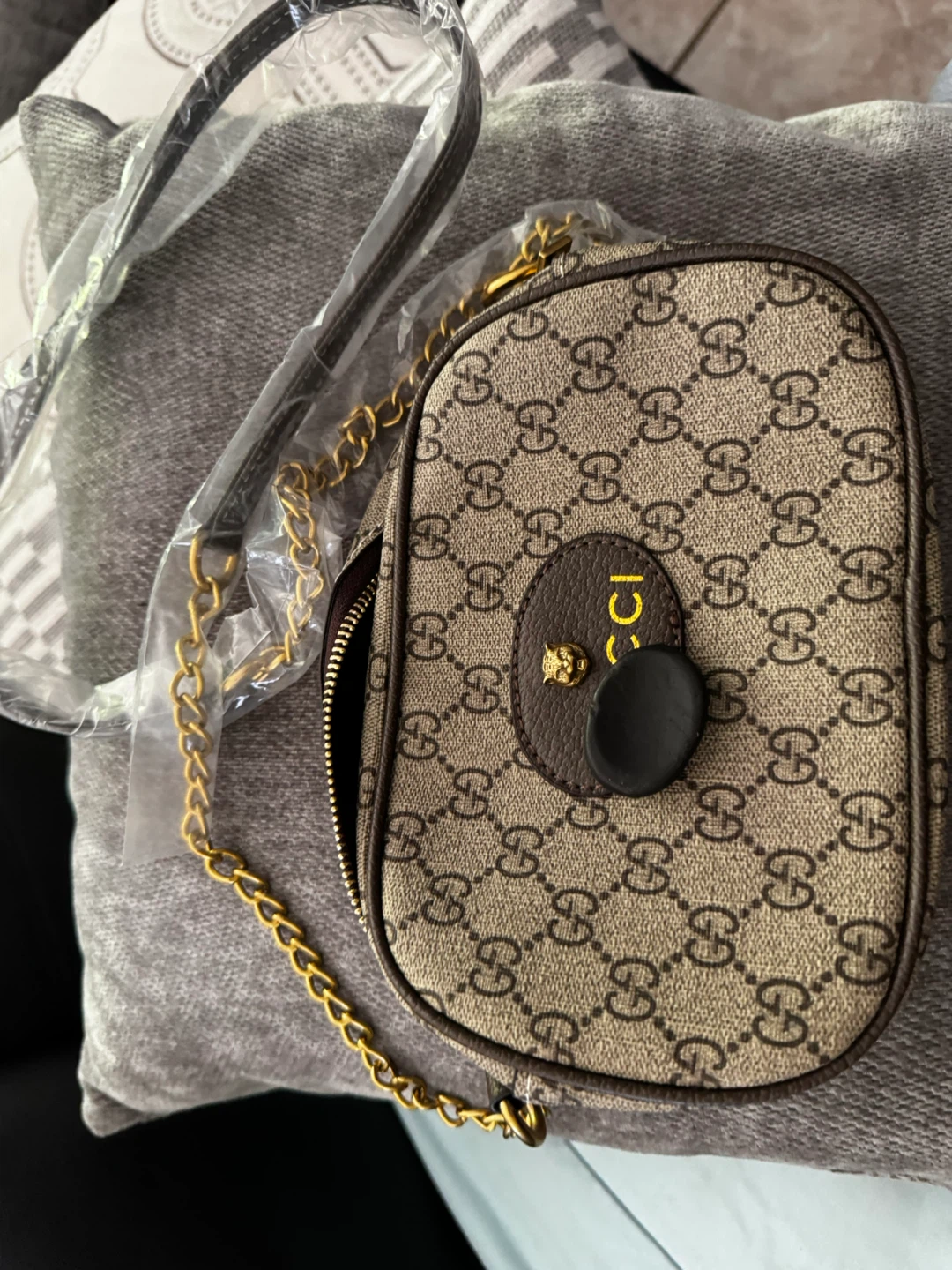 Gucci like print Monogram Mini Bag