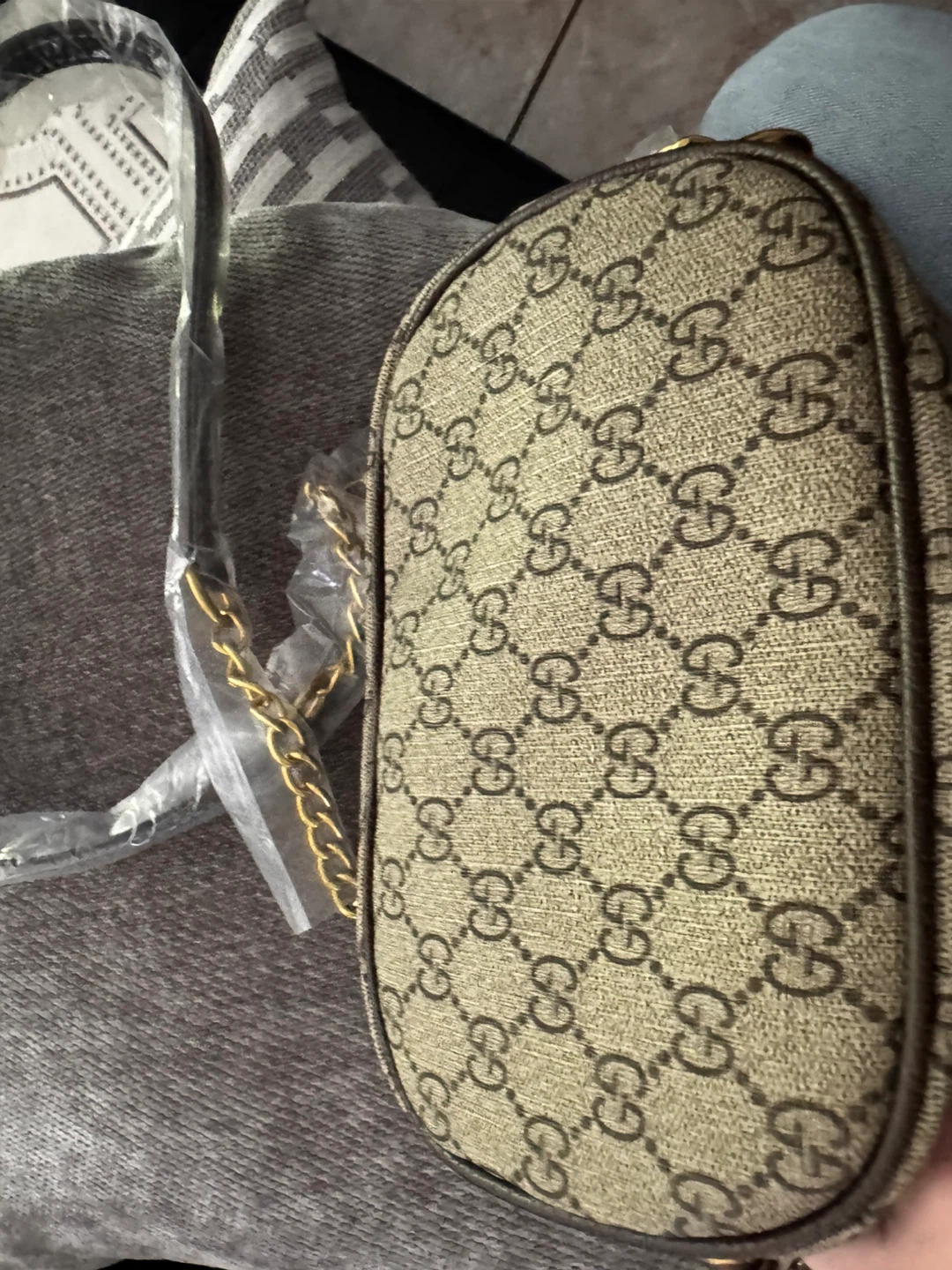 Gucci like print Monogram Mini Bag - photo 4