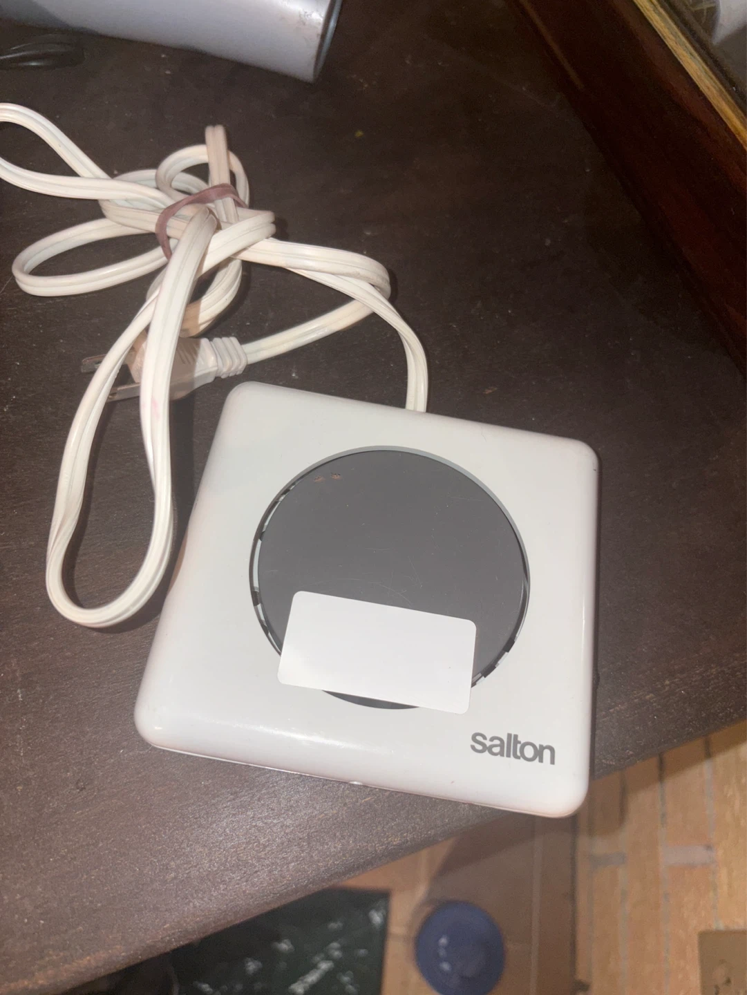 Salton White Mug Warmer