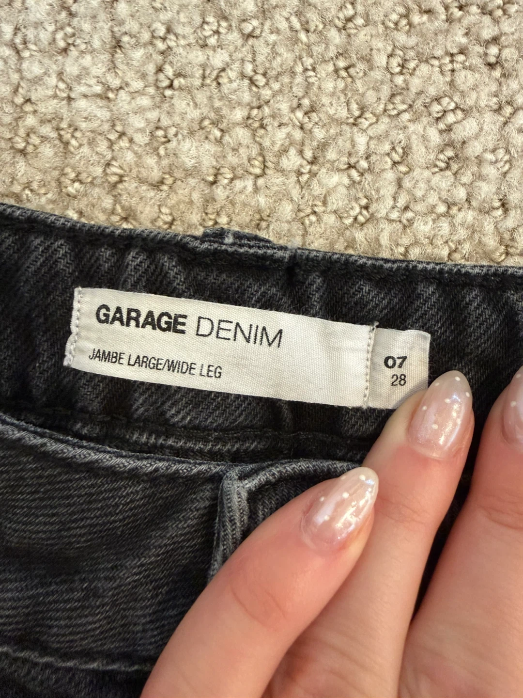 Garage Denim Wide Leg Jeans