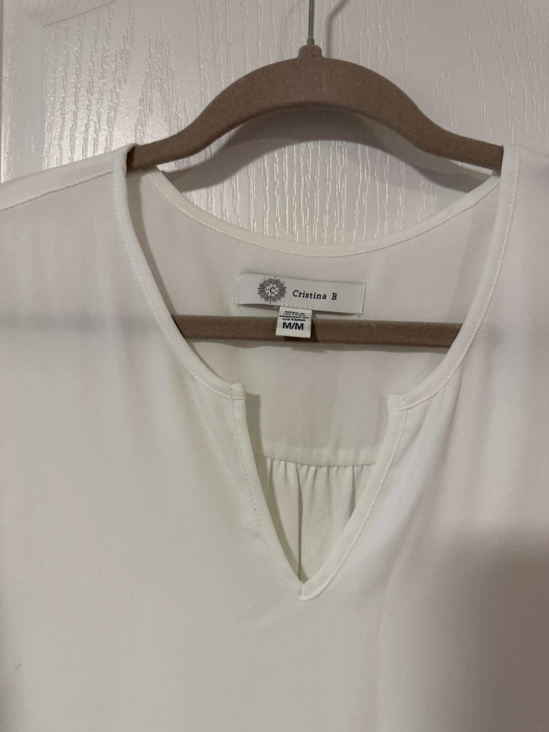 Cristina B White Blouse M/M - photo 2
