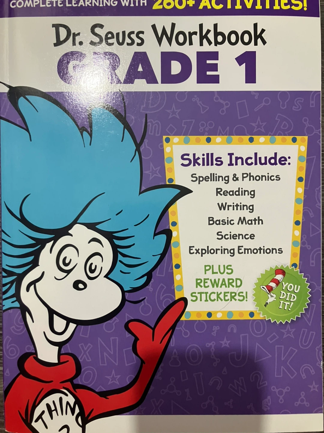 Dr. Seuss Workbook Grade 1