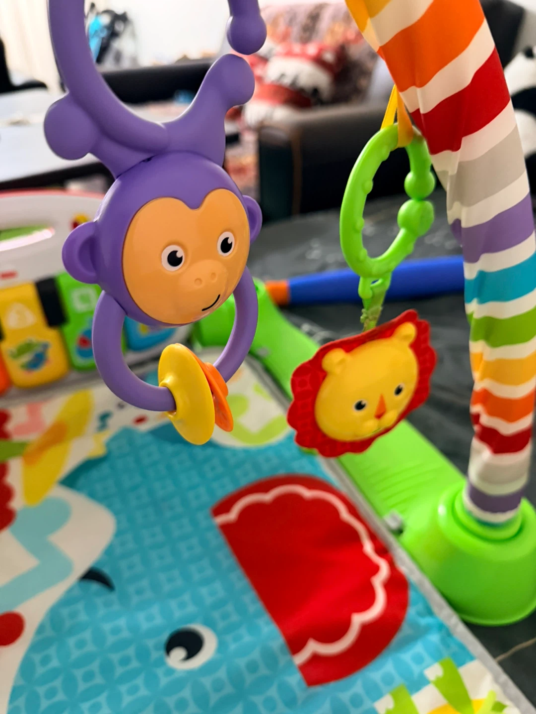 Fisher-Price Kick & Play Piano Gym Musical Play Mat - photo 3