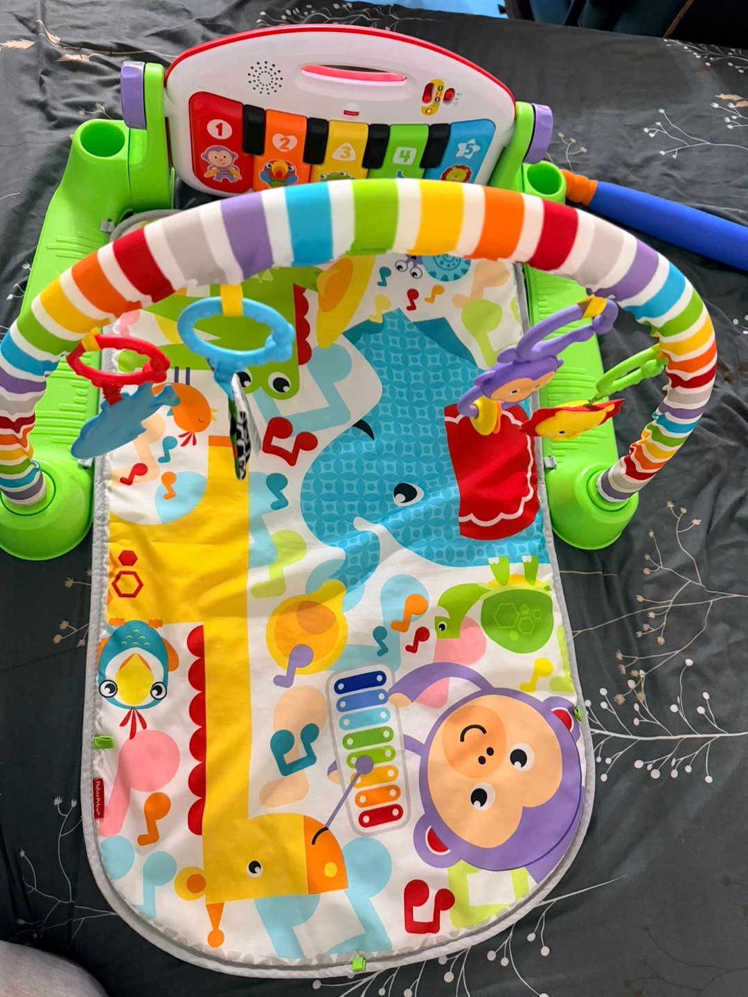 Fisher-Price Kick & Play Piano Gym Musical Play Mat