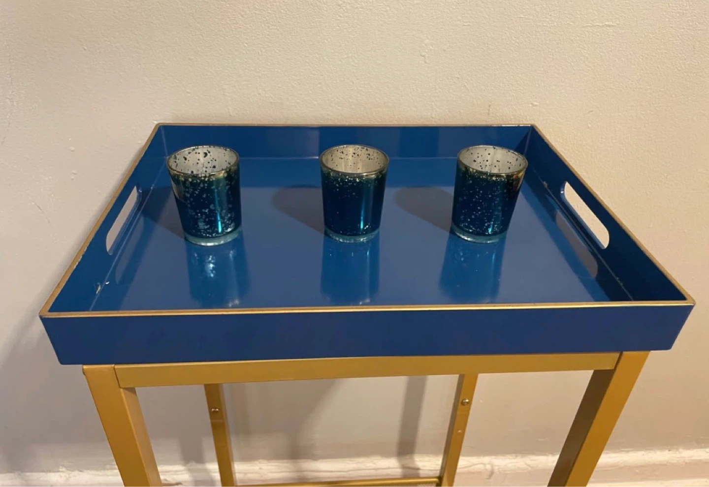 Tray & Tea Light Candle Holders $15 - photo 5