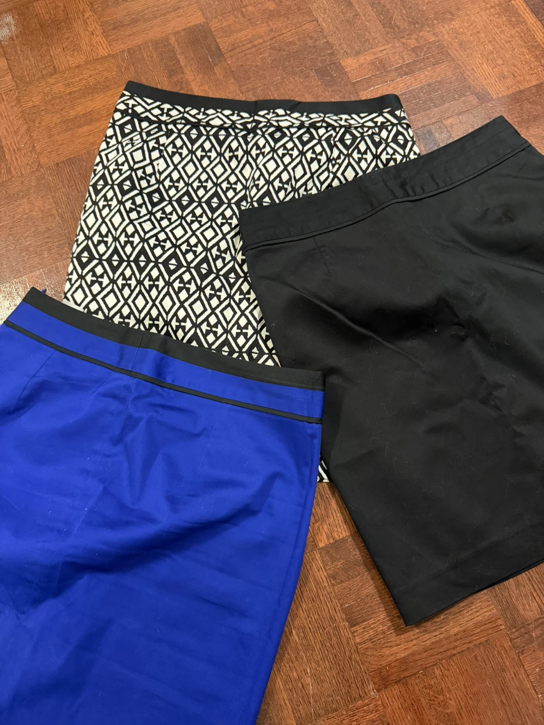 Set of 3 Mario Serrani Blue Pencil Skirts M/M