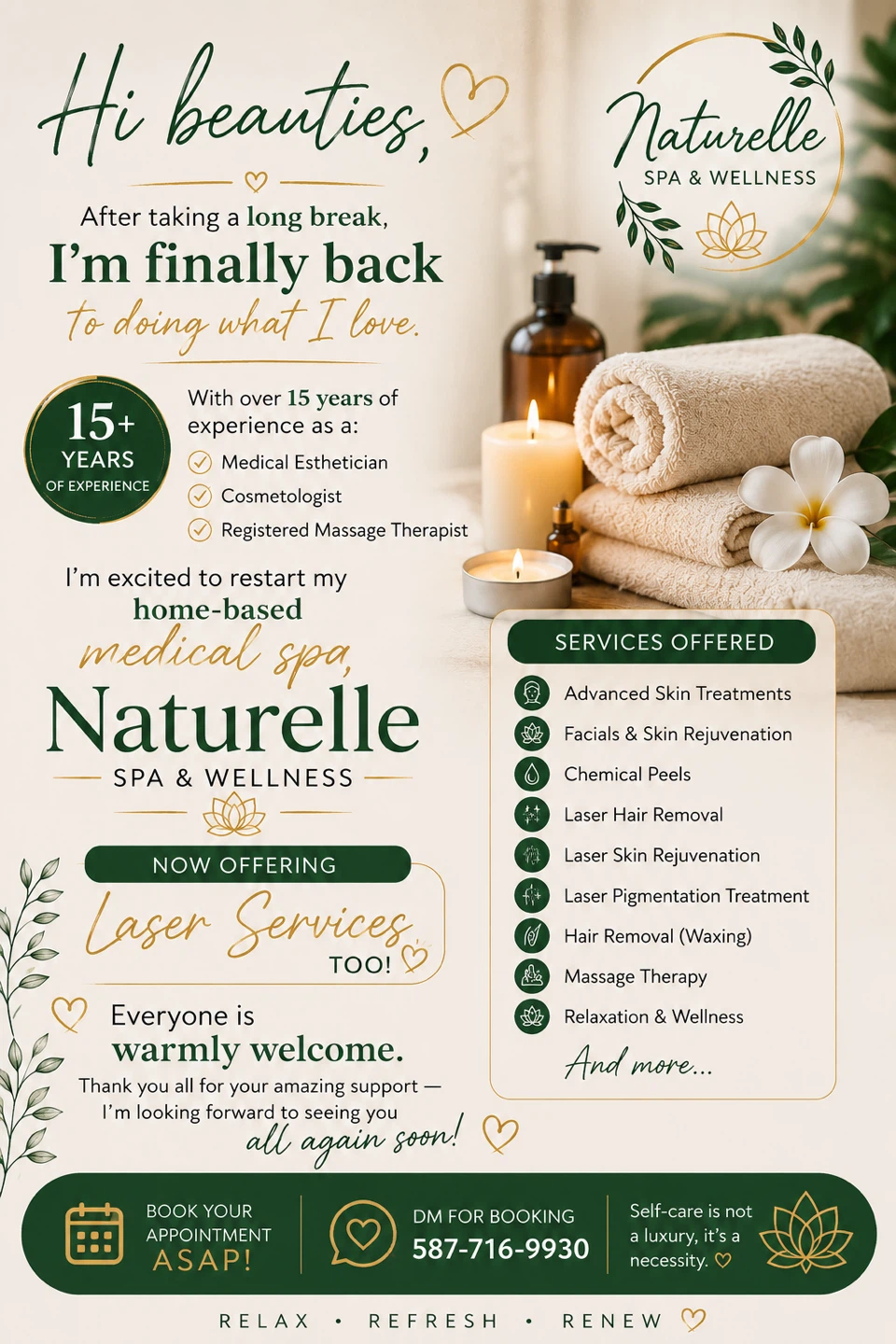 Naturelle Spa & Wellness Medical Spa Services