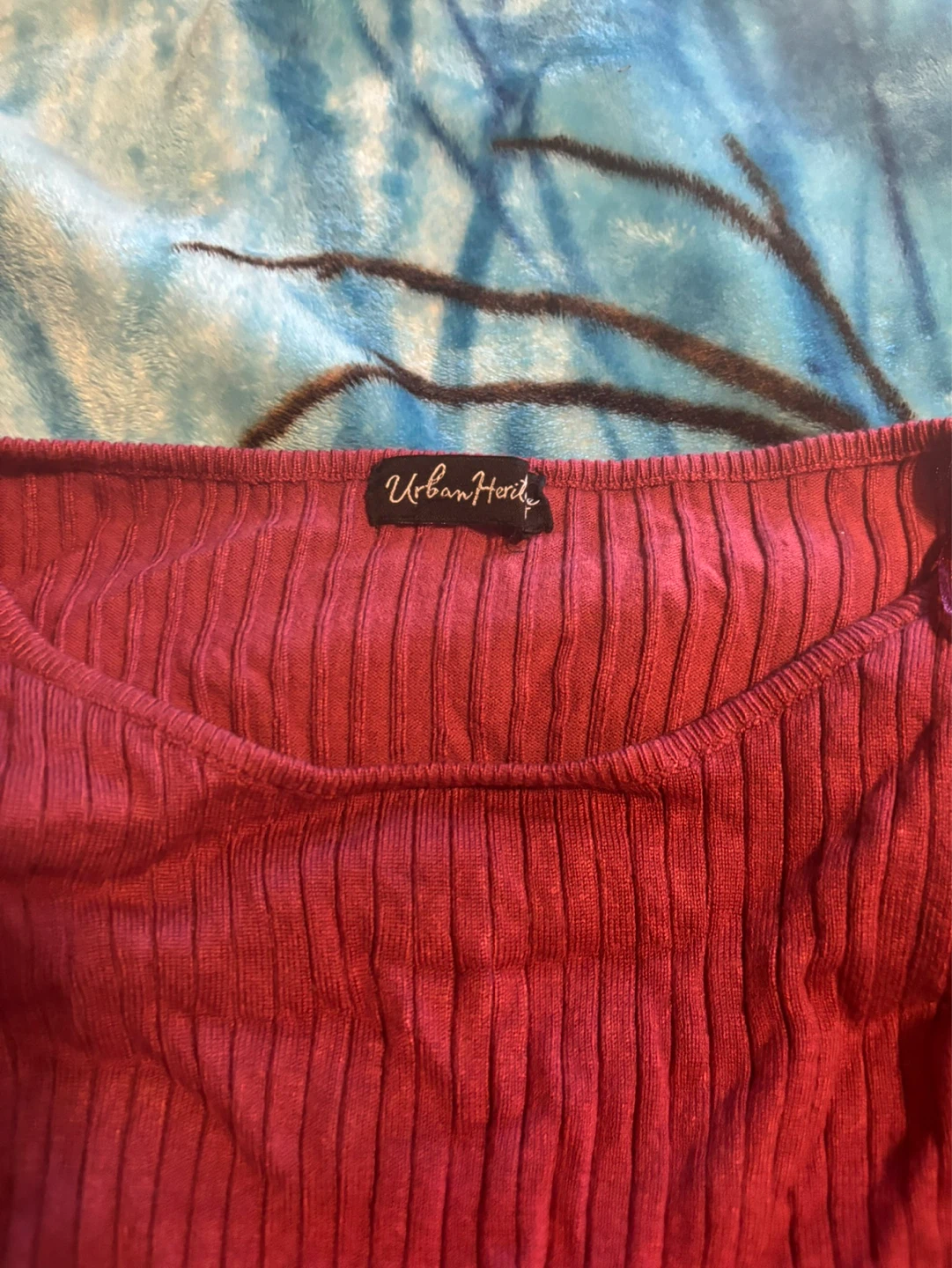 Urban Heritage Ribbed Long Sleeve Top - photo 2