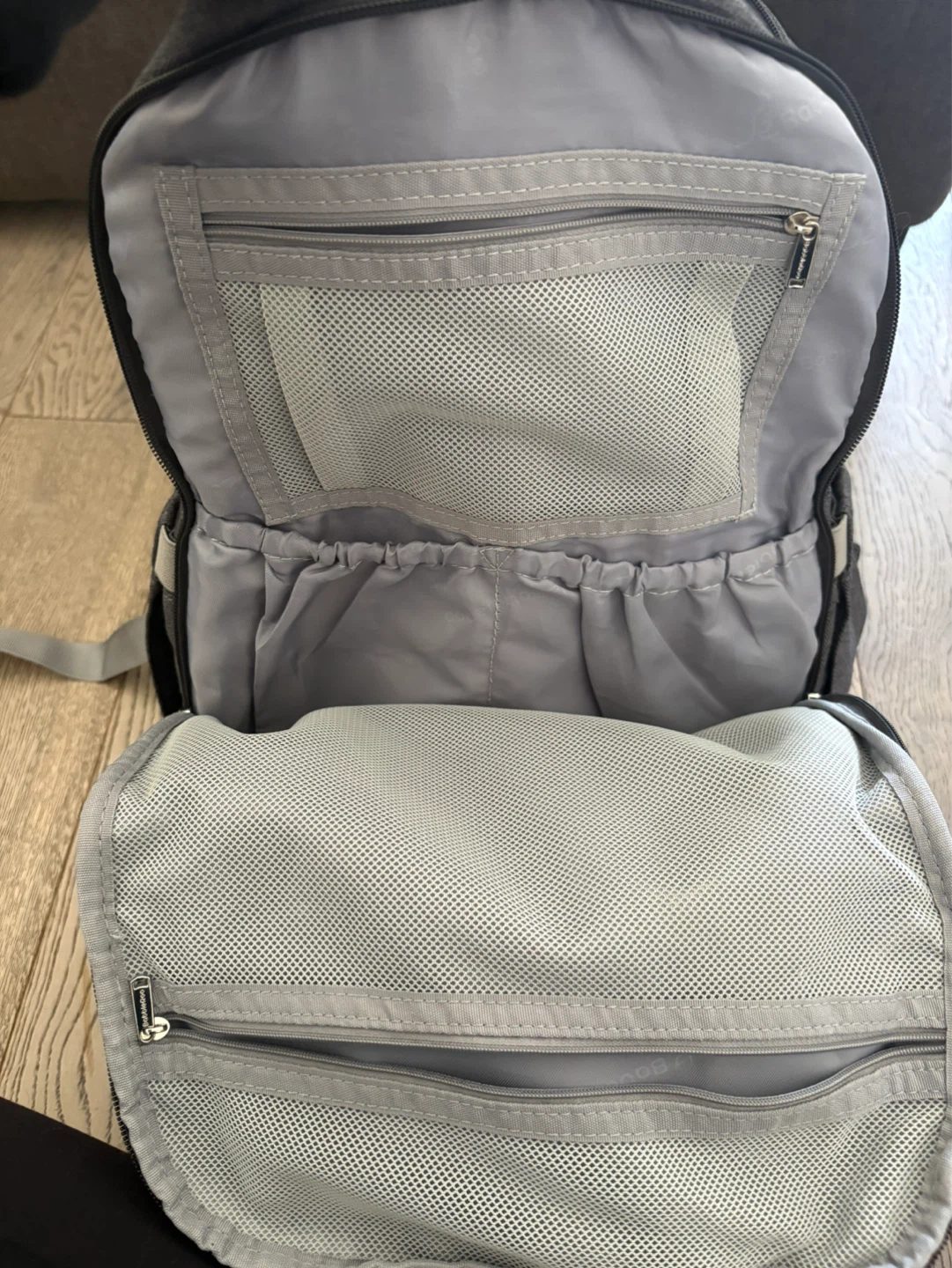 BabbleRoo Diaper Bag Backpack Grey - photo 3