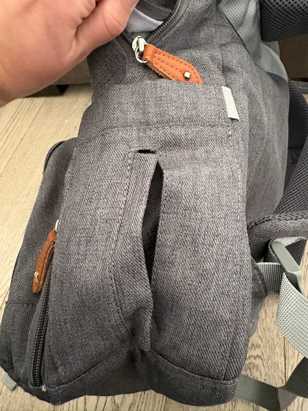 BabbleRoo Diaper Bag Backpack Grey - photo 5