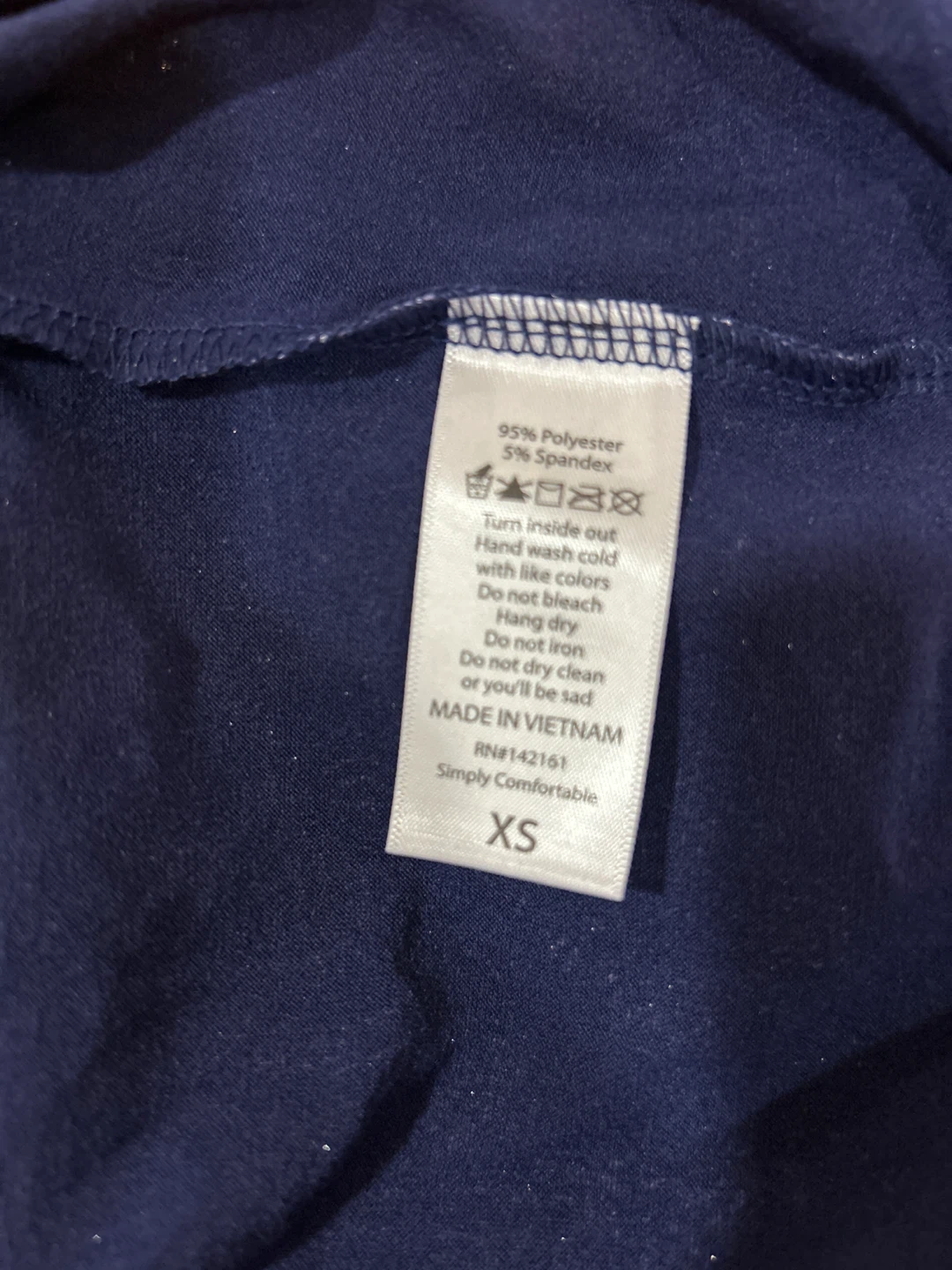 LuLaRoe Navy Paisley Print T-Shirt XS - photo 5