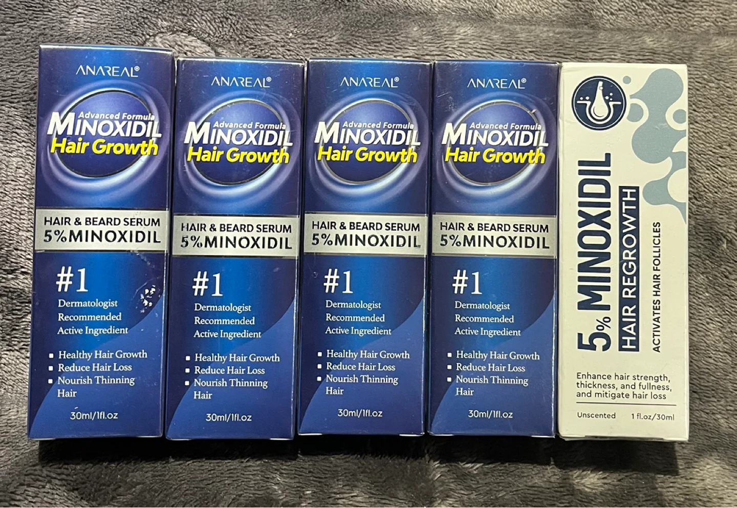 ANAREAL Advanced Formula Minoxidil Hair Growth Serum - 5%