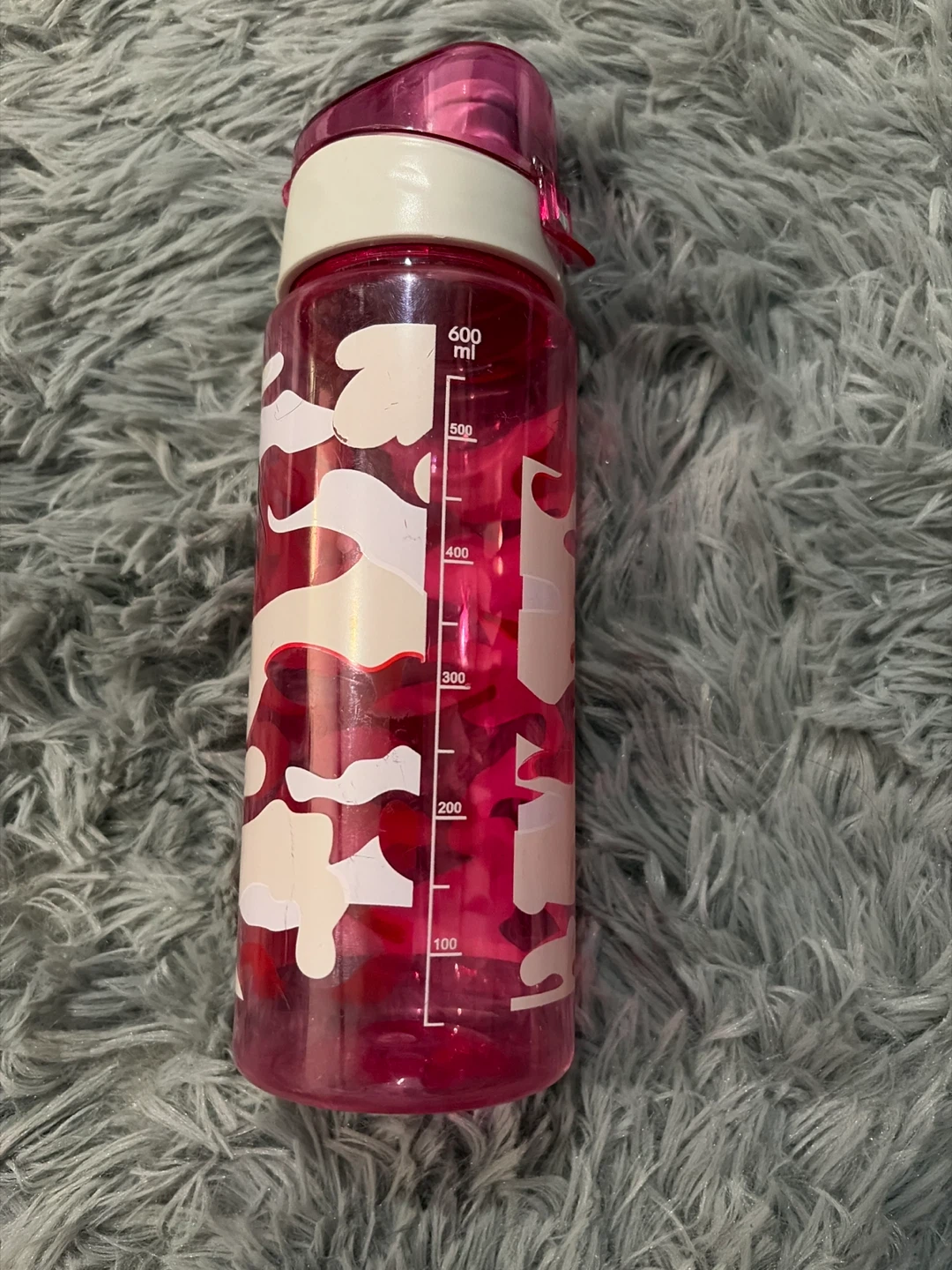 Pink Camo Water Bottle - 600ml - photo 2