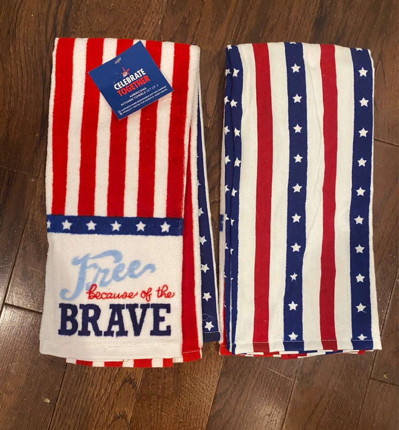 Kitchen Towels (Set of 2) Patriotic Hand Towels