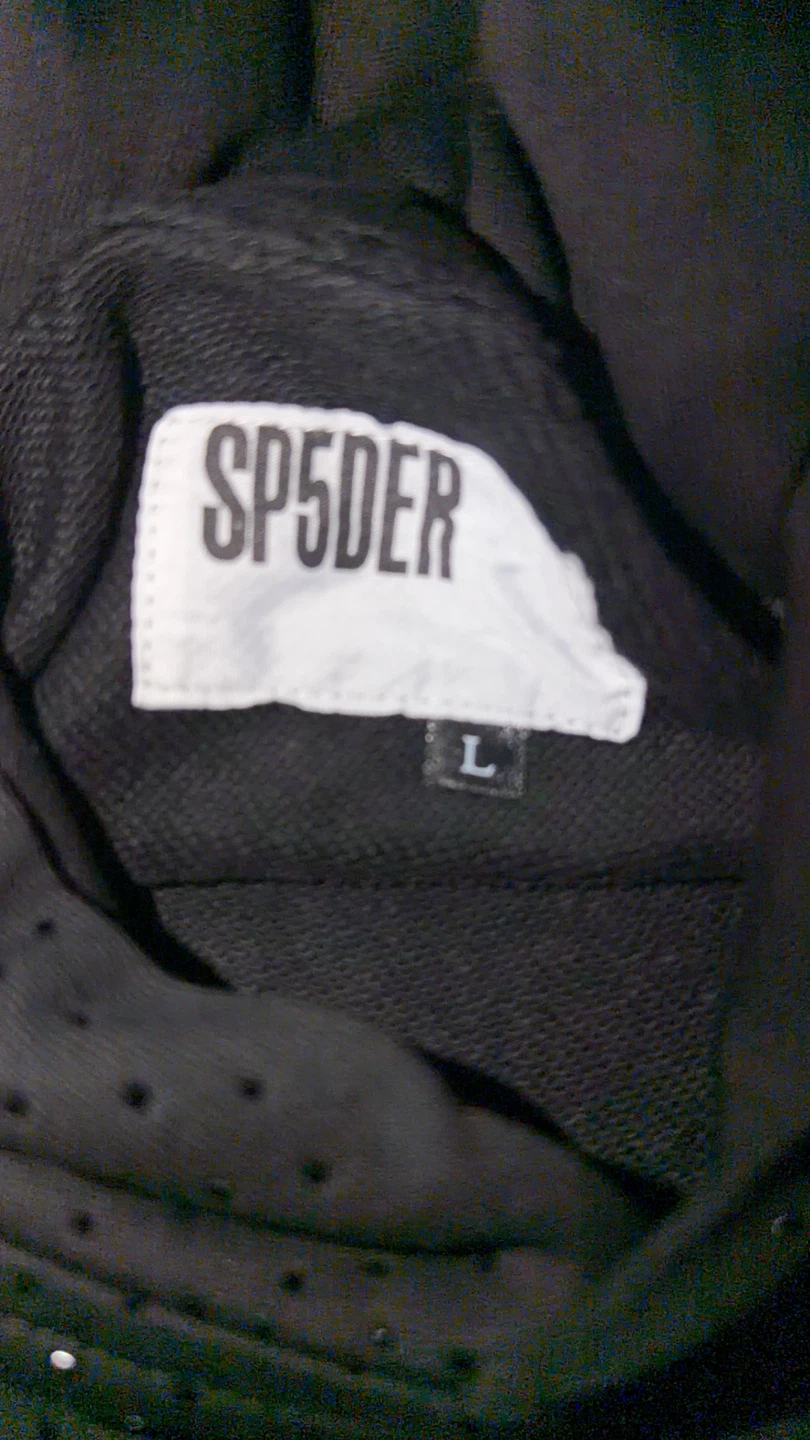 SP5DER Black Hoodie Size L - photo 5