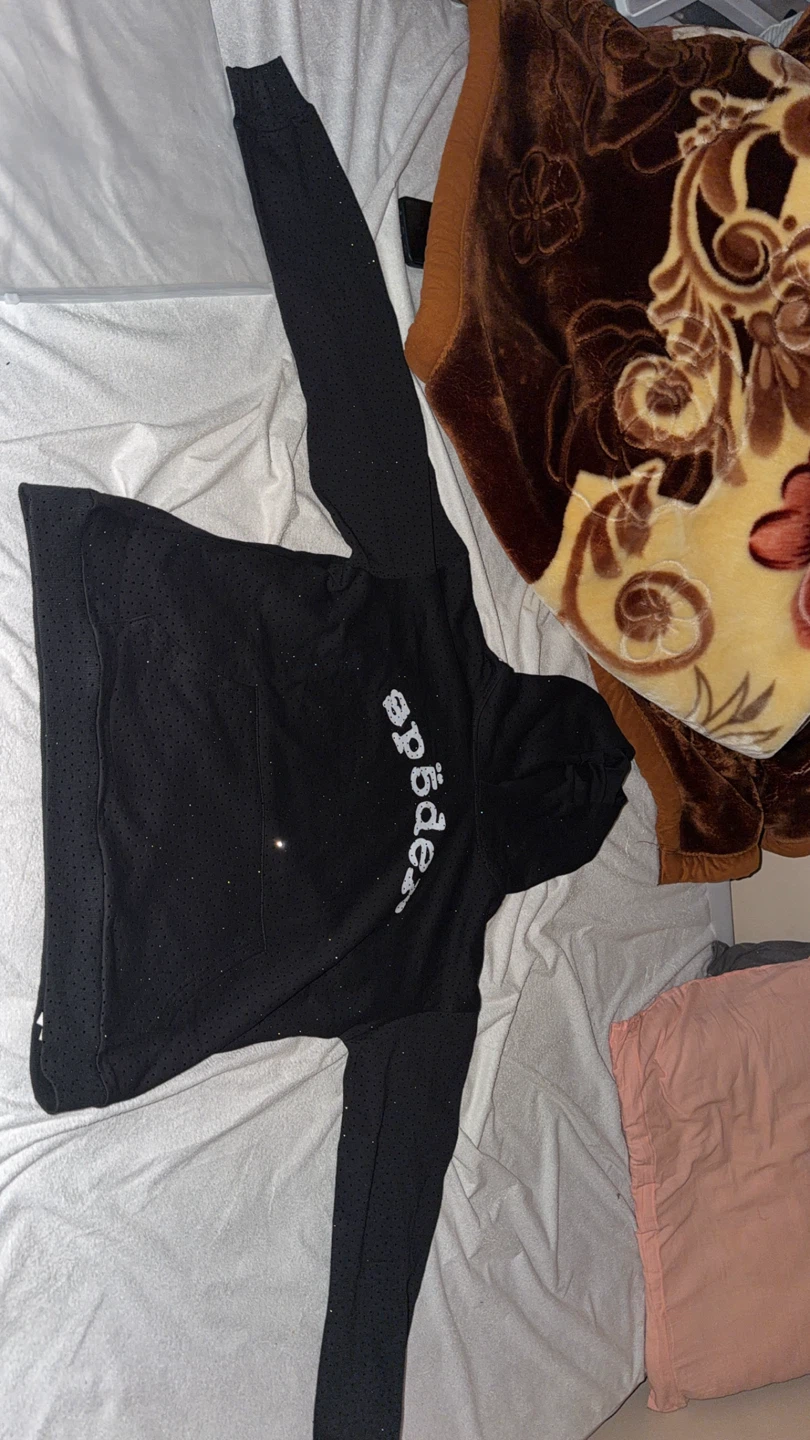 SP5DER Black Hoodie Size L - photo 4