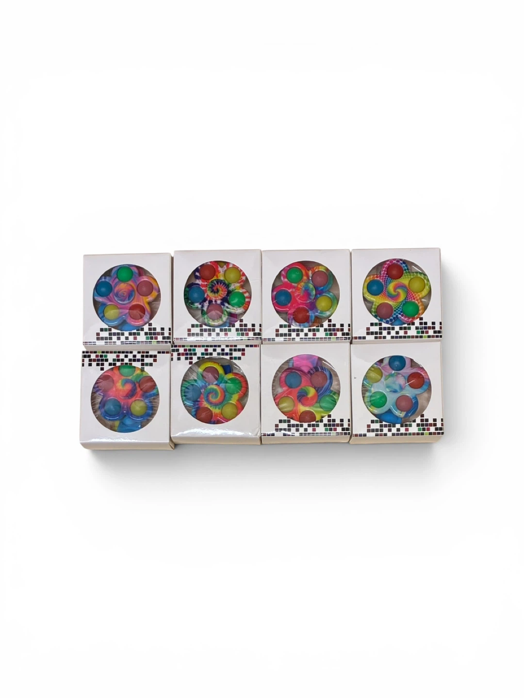 Flower-Shaped Pop It Fidget Toy Assorted Colors