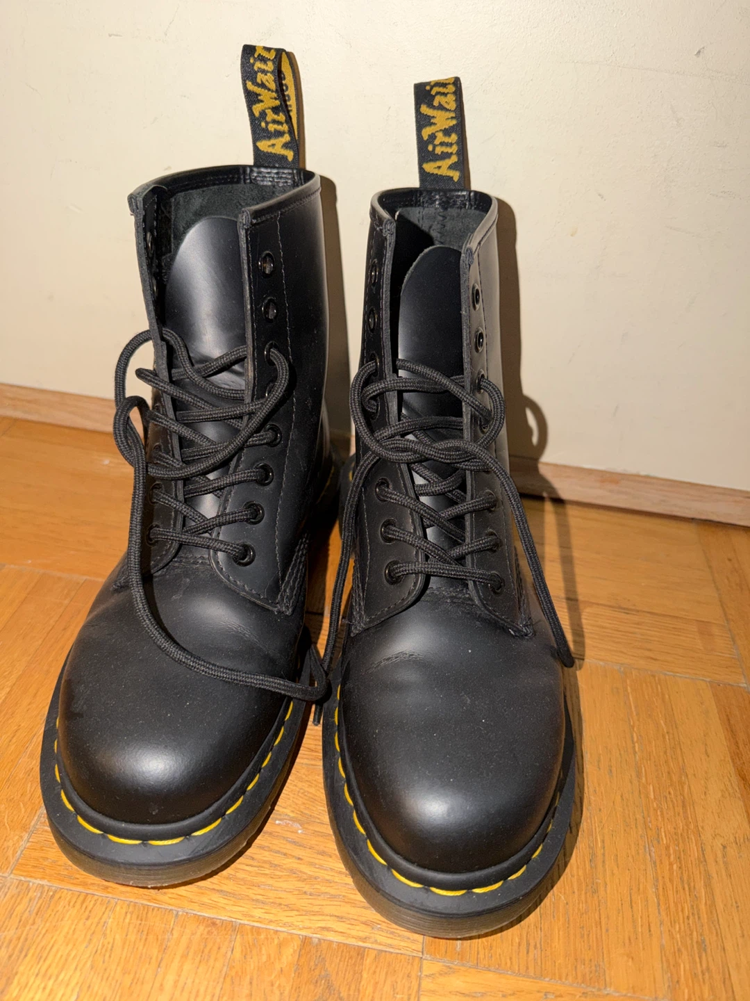 Dr. Martens Black Leather Boots