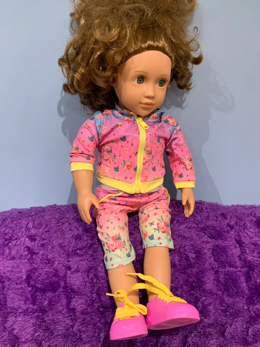 Our Generation Girl's Doll with Floral Outfit