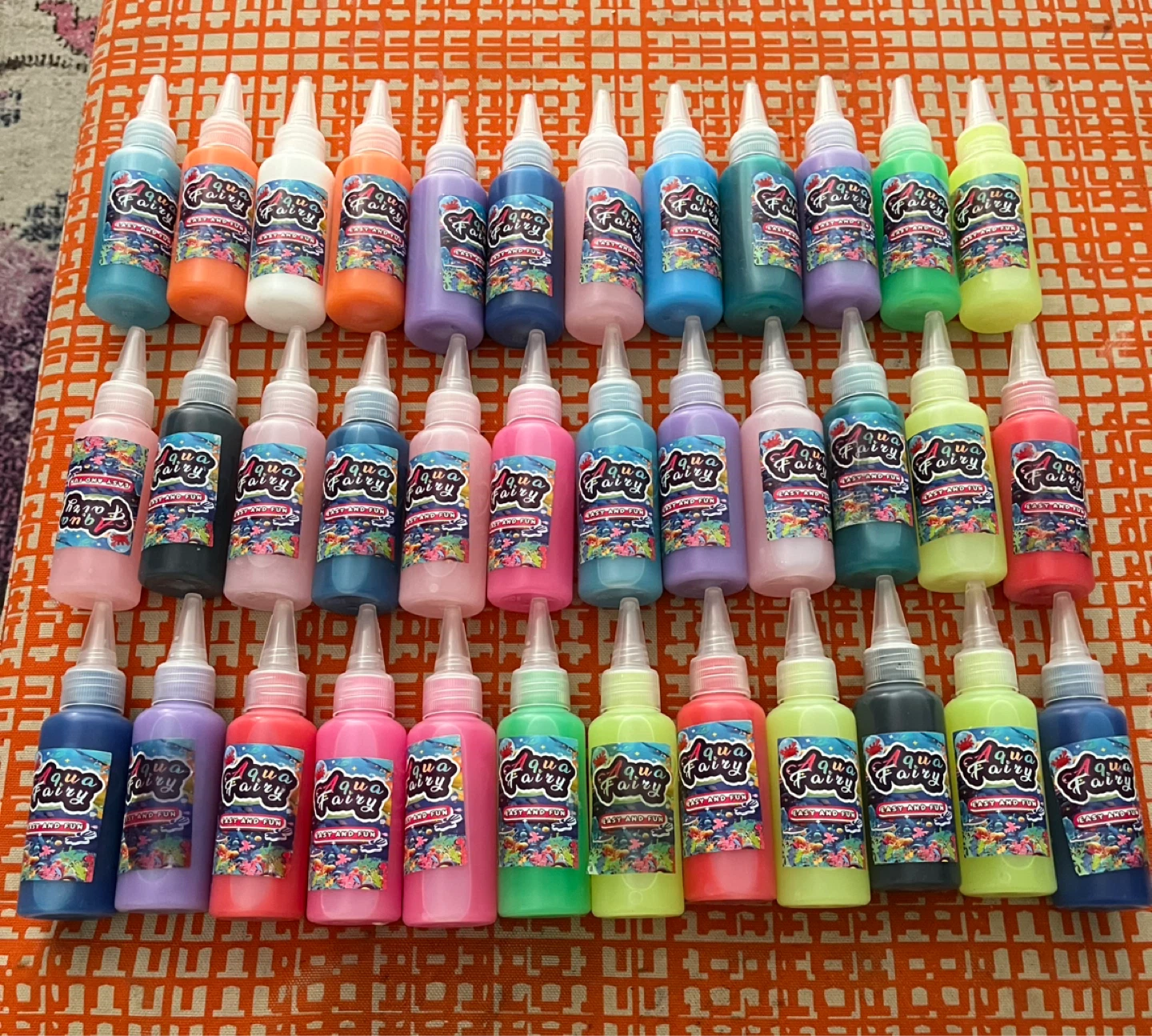 Aqua Fairy Glitter Glue Set - Assorted Colors