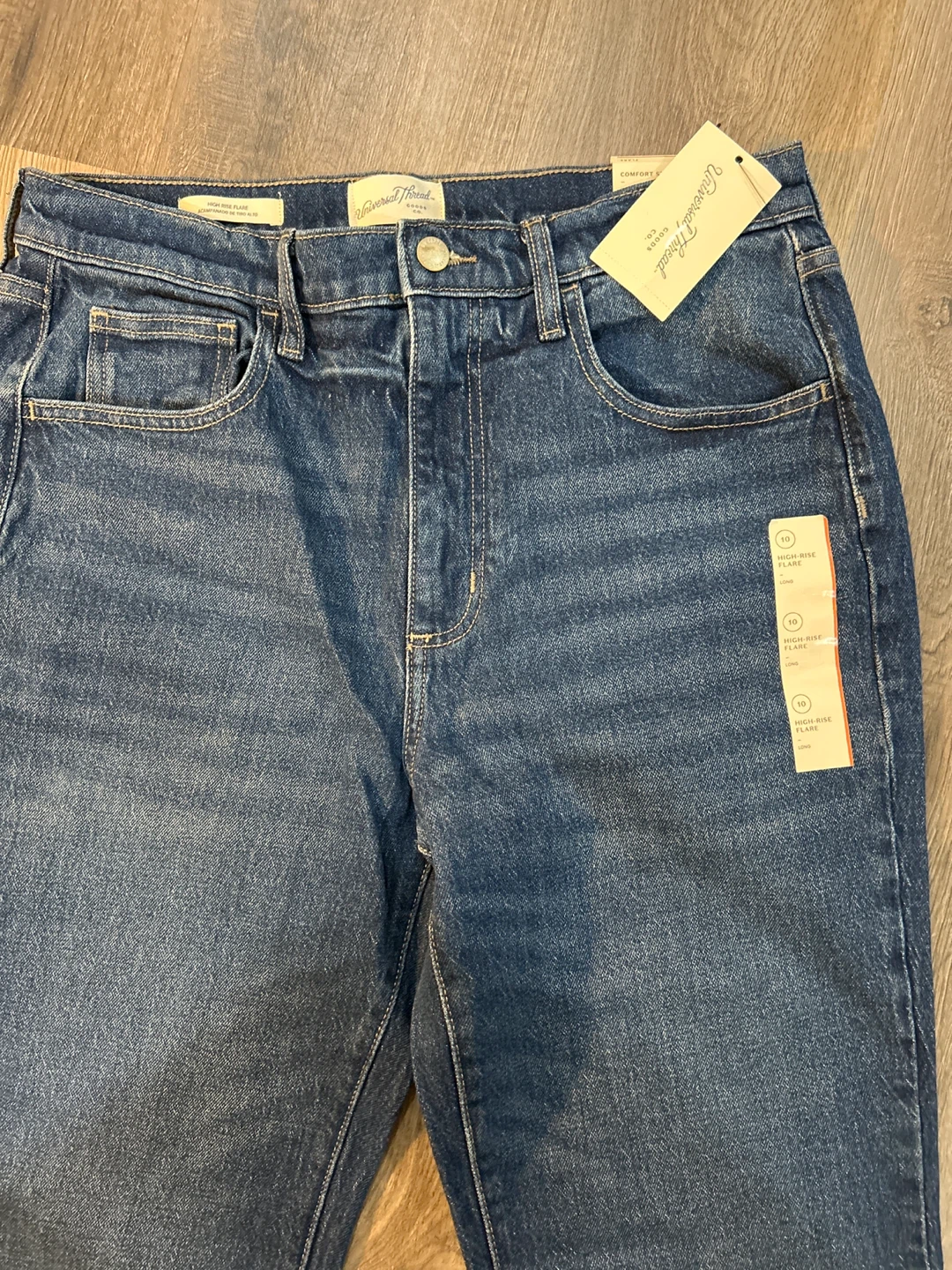 Universal Thread High-Rise Flare Jeans Size 10 Long - photo 2