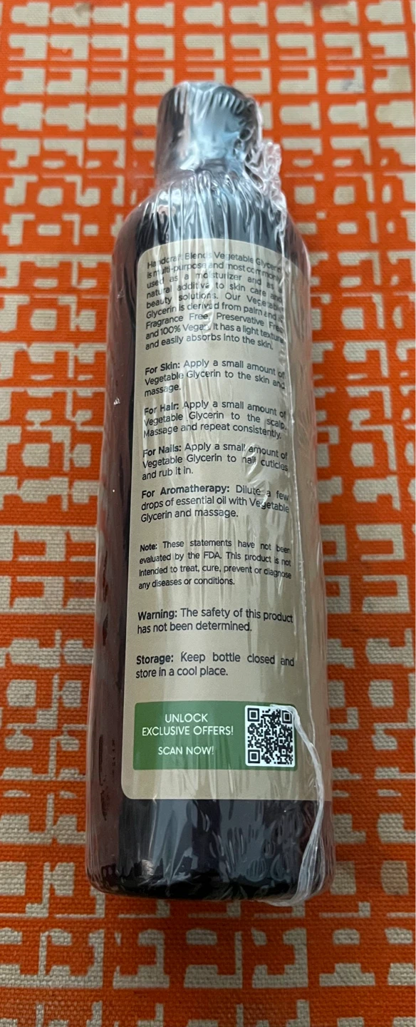 HandCraft Blends Multi-Purpose Vegetable Glycerin - 8 FL OZ - photo 2