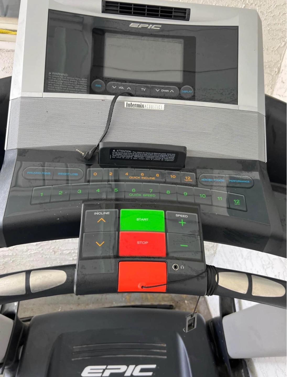 EPIC View 550 Treadmill