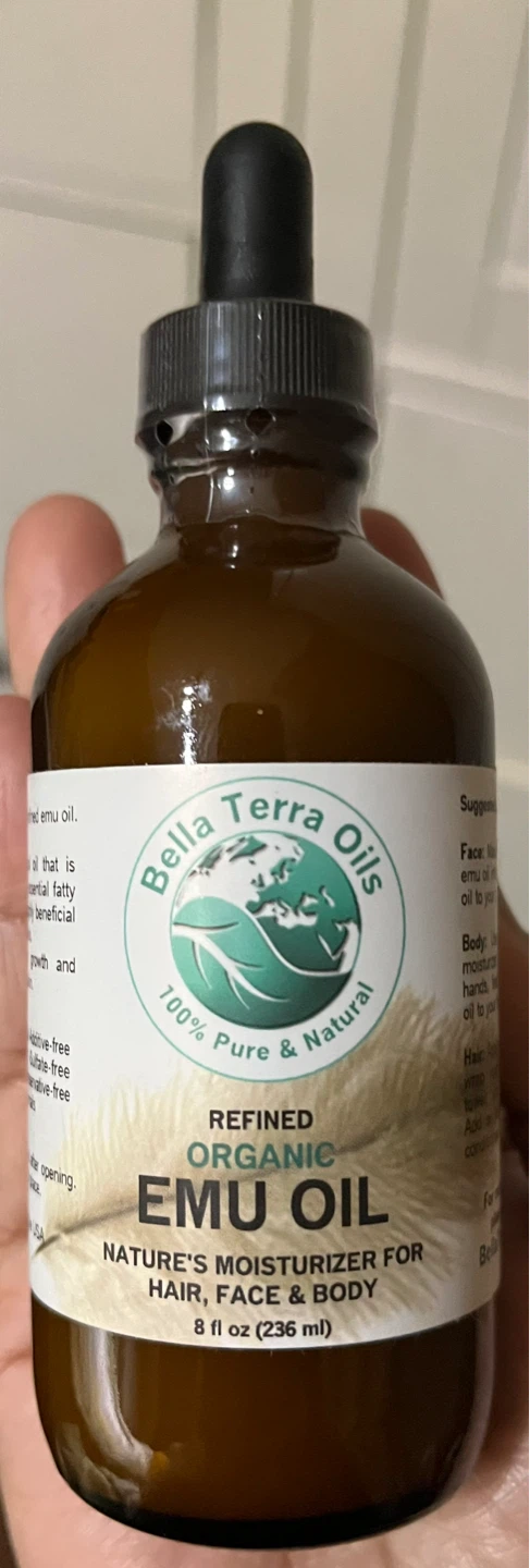 Bella Terra Oils Refined Organic Emu Oil - 8 fl oz