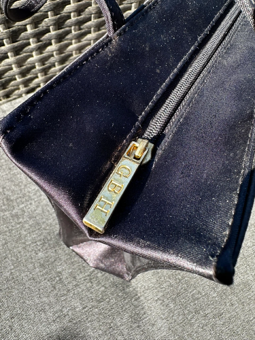 Giorgio Beverly Hills Black Satin Tote Bag - photo 5