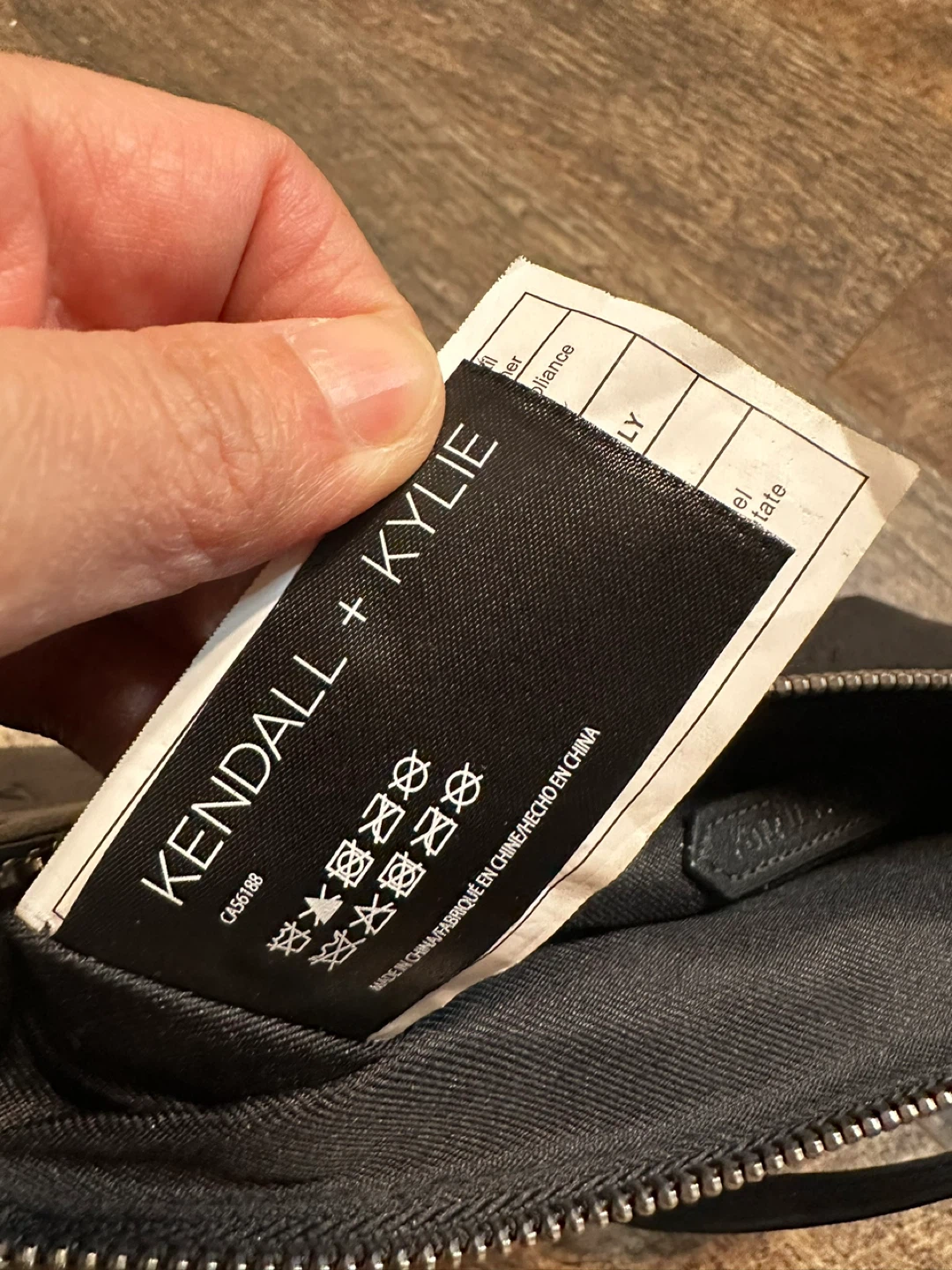 Kendall + Kylie Black Embossed Logo Shoulder Bag - photo 5