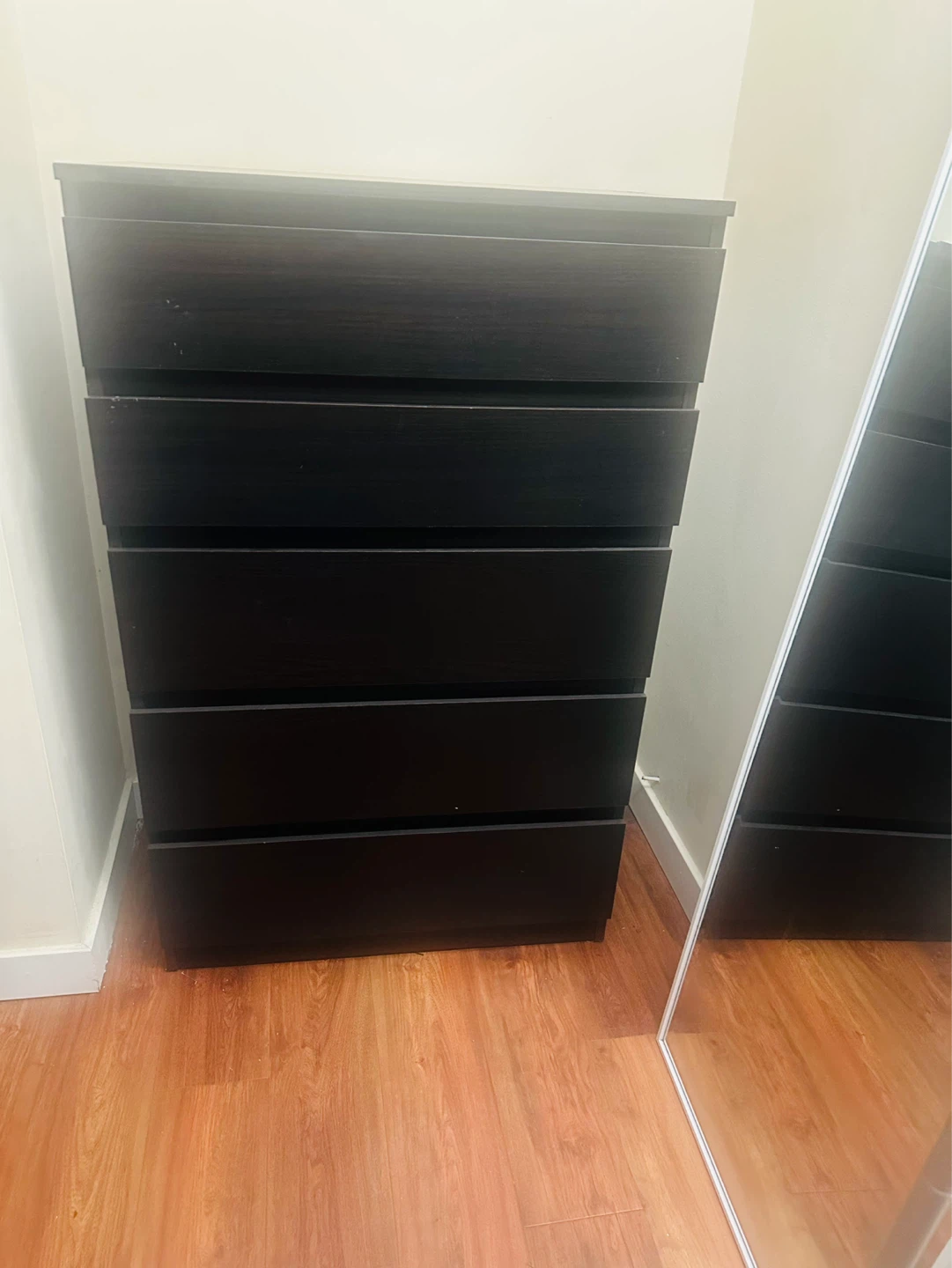 Dark Brown 6-Drawer Dresser